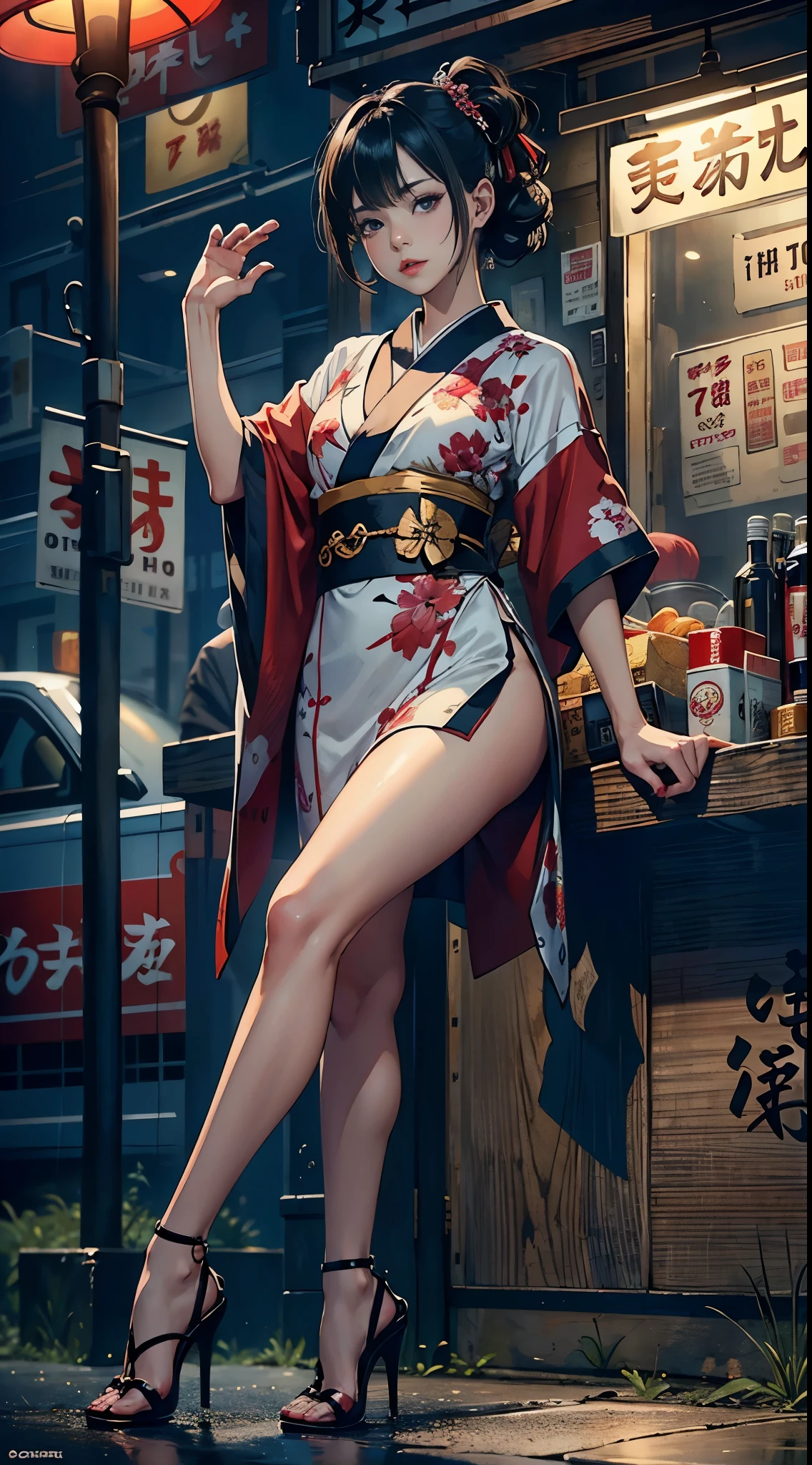 (((masterpiece、Highest quality)))、(((Cute girls gather、Three girls、beautiful girl、、Detailed and cute face:1.3、Big beautiful eyes、smile)))、((Showa Retro:1.2、Hot Spring Town、Haunted house、Hot spring facilities、Special baths、stage、Iron bars、boiler))、Places to visit in Japan、Standing Bar、みんなで楽しくdiet、(Detailed and cute face:1.3、Nipples、Pussy、Anal)、(Poor conditions、smile、Japan's poor neighborhoods、Dim and unsanitary、Crumbling underground shopping mall:1.3)、屋台のdiet店、sewage、Dirty shop、street vendors、Unsanitary and abandoned city、smile、diet、Poor person々