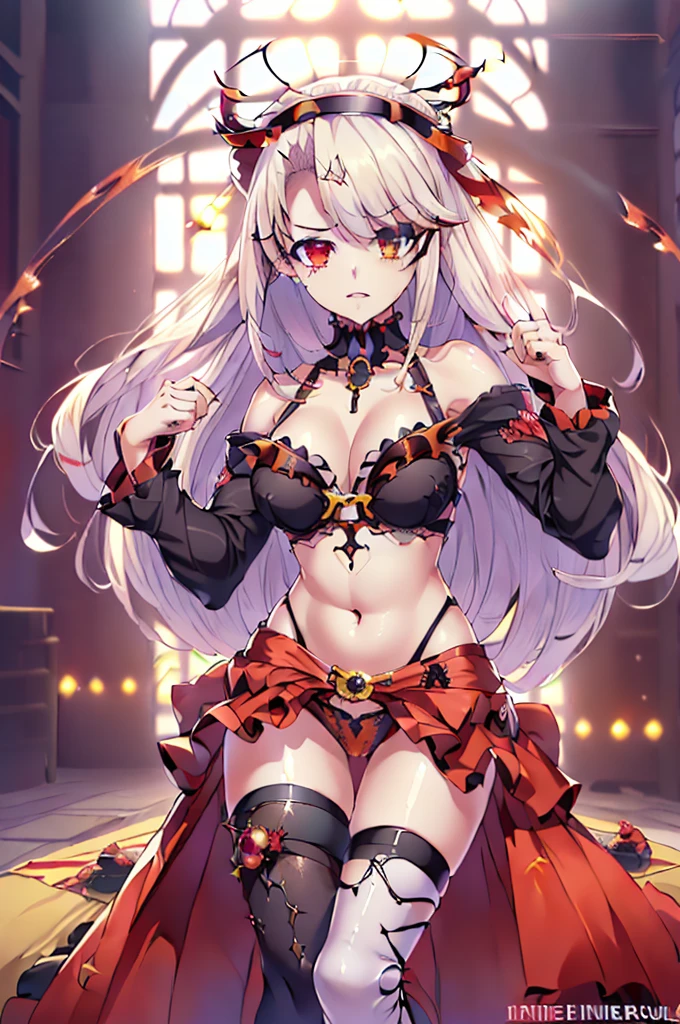 gran calidad ++ Extremely detailed high resolution, very aesthetic, ojos expresivos, (((Cara perfecta))), (((face symmetrical))), ((good anatomy)), (((manos perfectas))), (((8k))), UHD, Fondo de pantalla HD, (((alta calidra detallada, (((1girl))), (((Date A Live))), (((Kurumi))), ((((((Irisviell von Einzbern)))))), (((hembra madura))), ((((cuerpo completo)))), (((heterochromia))), (((((cabello blanco))))), (((Milficación))), (((hembra madura))), (((hombros estrechos))), (((pechos grandes))), (((cintura estrecha))), (((ta goth vestido))), (((vestido))), (((cinta))), (((Gothic fashion))), (((Gothic))), (((Pistola Flintlock))), (((mosquete))), ((((manos ocupadas)))), ((((Sosteniendo con las manos)))), (((18 year old beautiful girl))), Dedos detallados, Dedos precisos, Manos no antinaturales, strange eye, ojos rojos, escote, colas gemelas de pelo negr