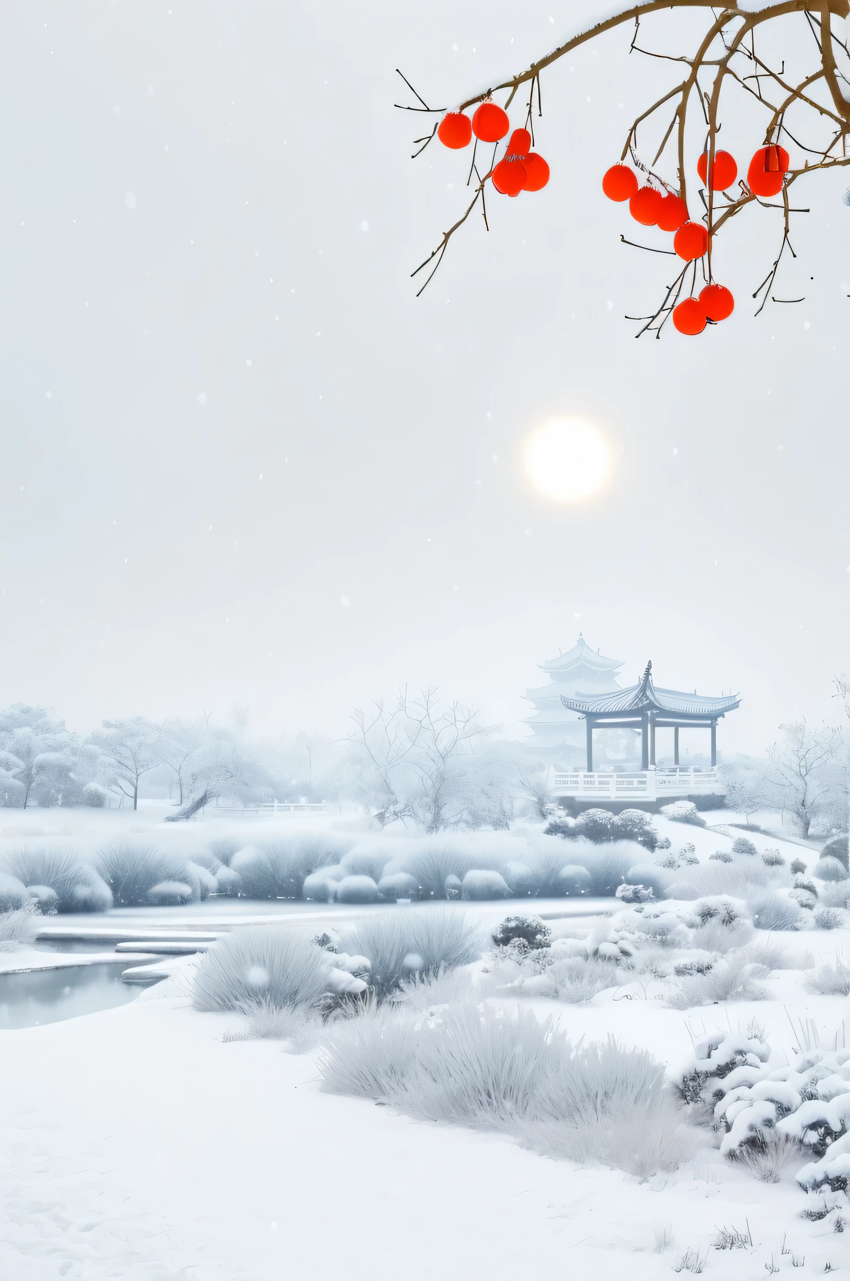 前景有一棵树和一张长凳的snow landscape, 美丽的snow landscape, fantasia de cena de inverno, snow landscape background, snow landscape, snow landscape, Winter in the snow, Snowy winter scene, winter setting, Snowy winter, mystic winter landscape, winter park background, winter landscape, beautiful winter area, chinese paintings, winter time, Zen temple background, Snowy Land