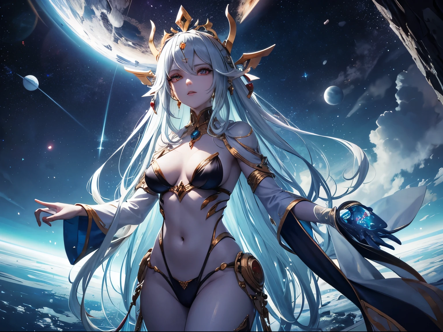 The deities,Take control of space,powerful,abstracted,Humanoid
