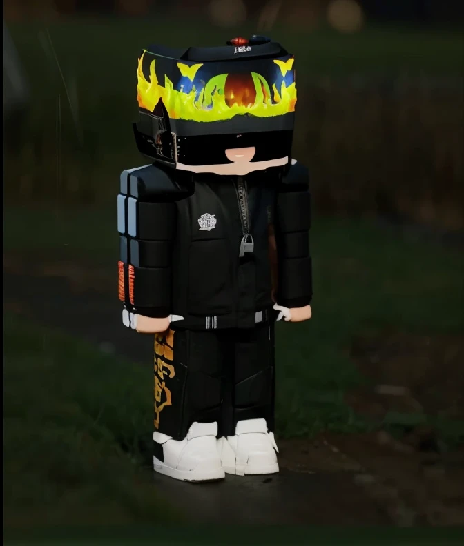 change it into more realistic and give it a 3d look.  Change its background into a fire flames.