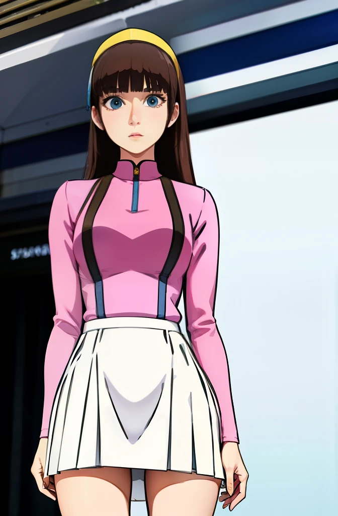 1girl in, sayla mass, Elegant, masutepiece, Convoluted, Army pink uniform dress with a super miniskirt so short you can almost see your pants..............、Pure white panties、Please squat down and show me your white panties..............、Super miniskirt You can see the pants in the miniskirt、White panty、Realistic, Best Quality, absurderes, high face detail, Perfect eyes, 18 years old, Cowboy Shot, realization、, Vibrant colors, Pink Uniform, Skirt、Photography、Gravure photography style、Real Images、Top image quality、1girl in, sayla mass, Elegant,Spread Leg,Show white panties, masutepiece, Convoluted,Ultra mini skirt、White panty、 Realistic, Best Quality, absurderes, high face detail, Perfect eyes, 18 years old, Cowboy Shot, , Vibrant colors, White uniform, Skirt