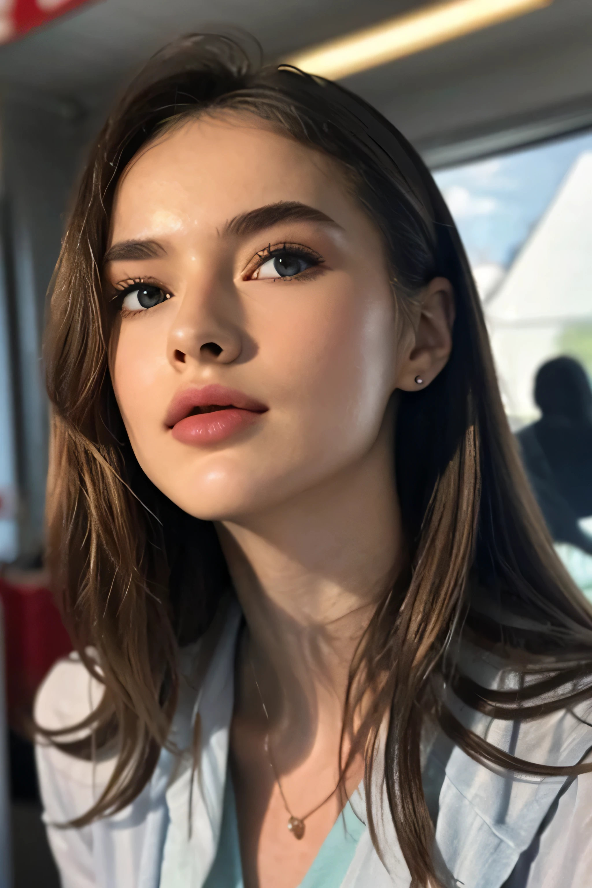 Episch Realistisch, Ein Foto von Kristinapimenova, 18 Jahre in einem Supermarkt, Nachdenkliche Stimmung, close up, (Komplizierte Details:0.9), (HDR, Hyperdetailliert:1.2), verblichen, (Neutrale Farben:1.2), Kunst, (HDR:1.5), Hyperdetailliert, (Kunststation:1.4), Warmes Licht, Dramatisches Licht, (Komplizierte Details:1.2)