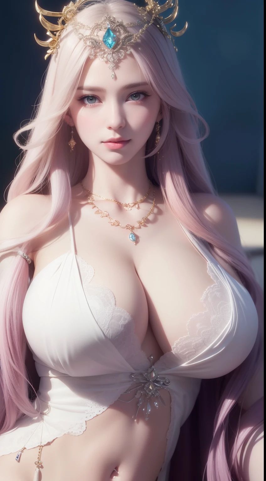 Beautiful big breastokeh), indoors, detailed luxury living room, gentle and charming beautiful goddess, solo, necklace, double eyelids, smart, good hands, good feet, Natural, (from below angle), (glossy skin:1.05), ((low angle)), Perfect figure, (64k, UHD, RAW photo, best quality, masterpiece:1.4), (realistic, photo-realistic:1.37), ultra high res, photon mapping, radiosity, physically-based rendering, professional soft lighting