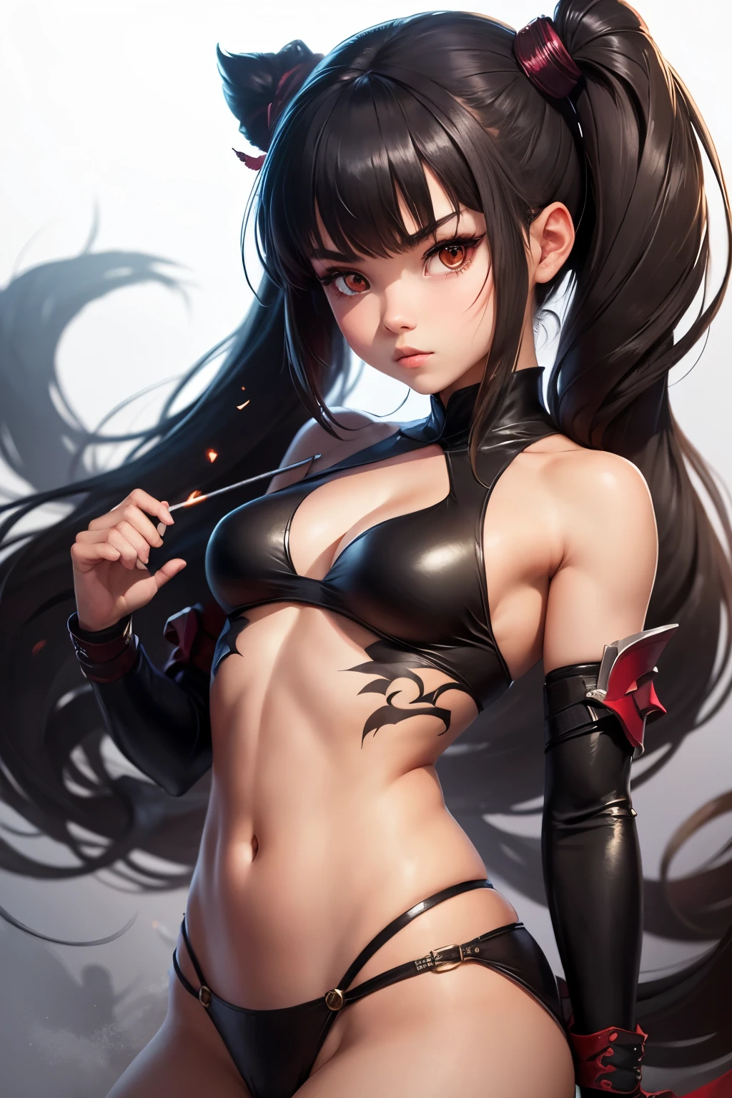 cute girl, Shadow fight