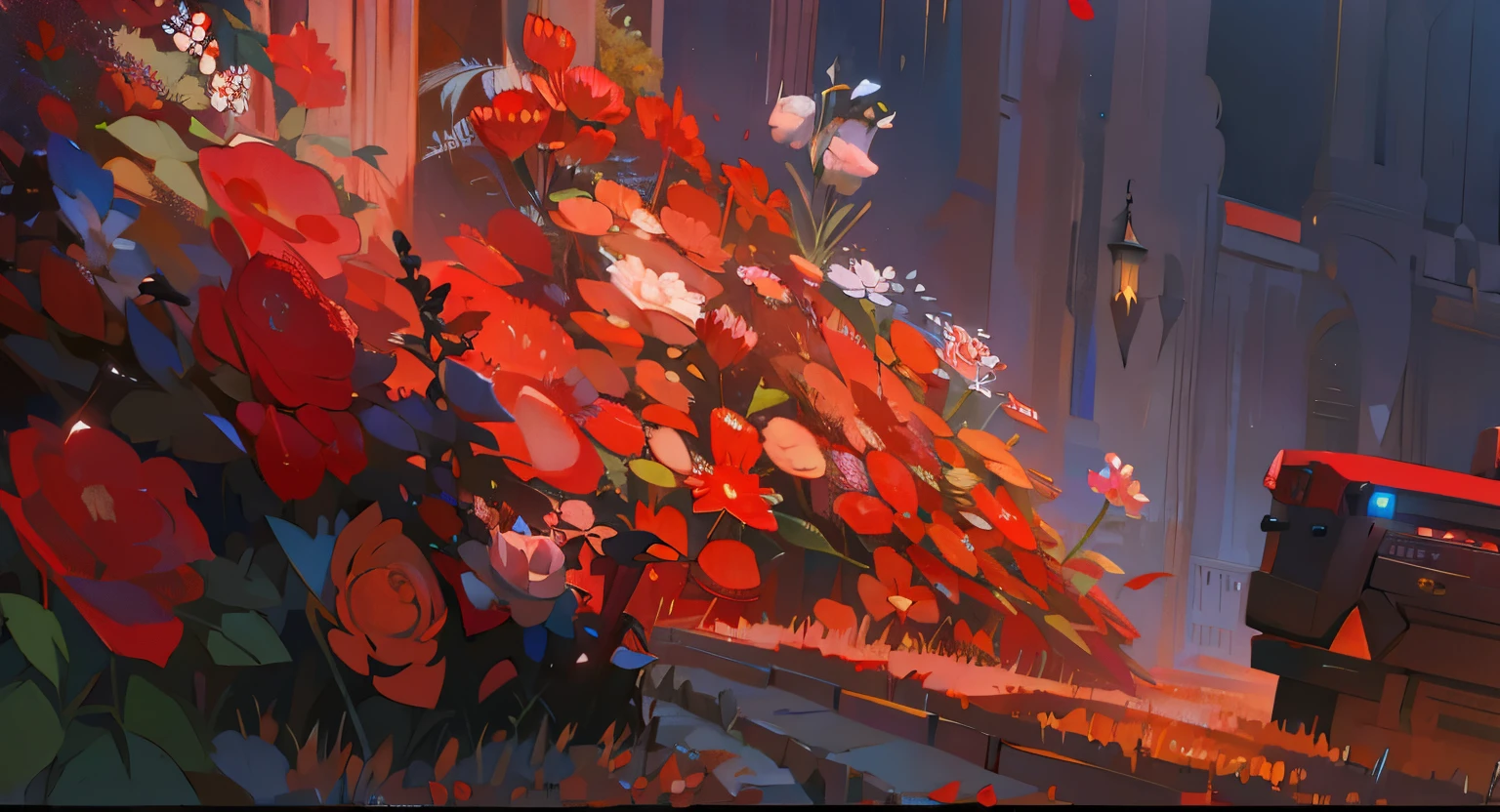 red flower,rosetairways