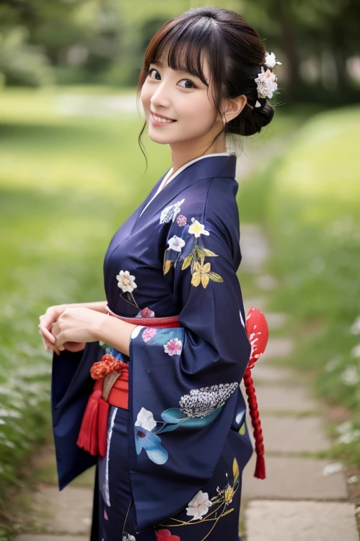 Middle Age、Japan Woman、Kimono