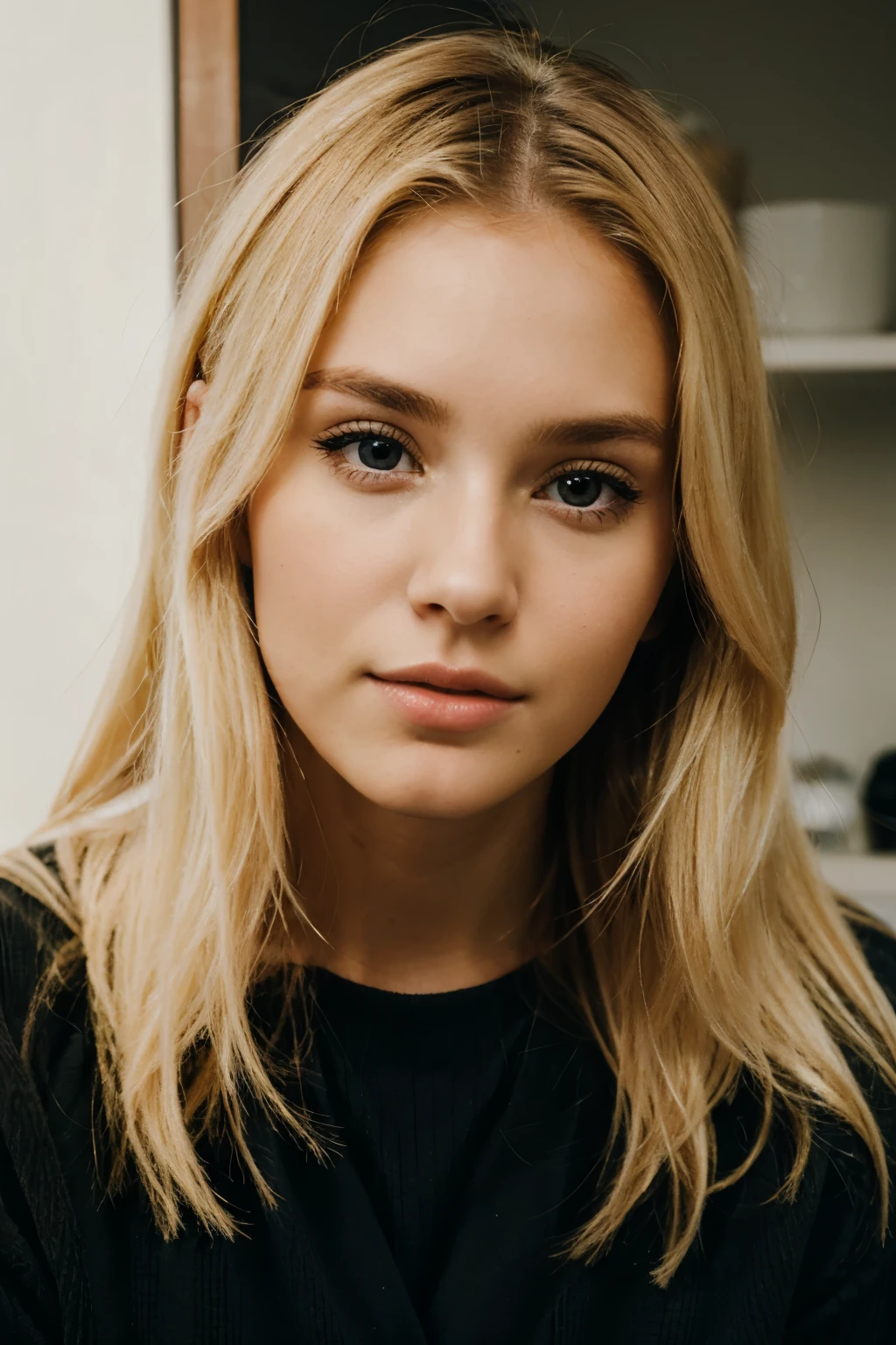 25 year-old blonde female face