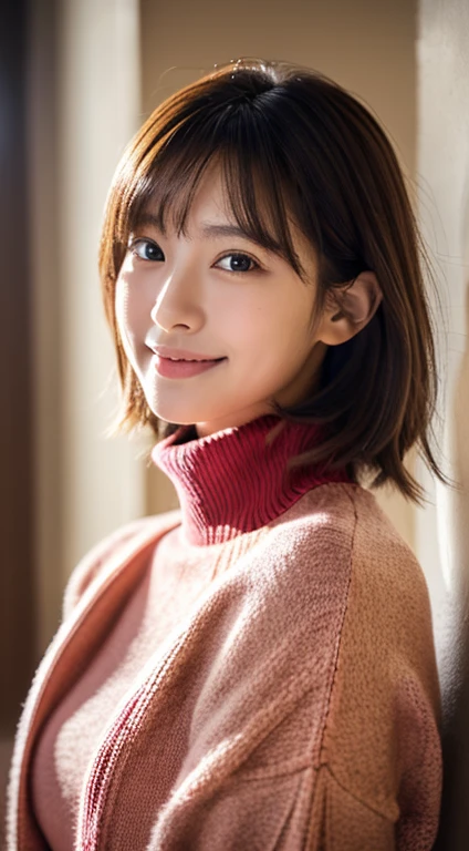 1 girl in, (Red turtleneck sweater, Wearing a pink coat:1.2), (RAW photogr, Best quality at best), (actual, 真实感:1.4), On the table, Extremely Delicately Beautiful, The is very detailed, 2k wallpaper, Amazing Cleavage, finely detailled, Extremely detailed CG unity 8k wallpaper, ultra - detailed, A high resolution, softlighting, Beautiful Meticulous Girl, Extremely detailed eyes and face, beautiful detailed nose, 美丽细致的眼睛, short detailed hair, 电影灯光, Winter scene, perfect anatomia, long slim figure, Smiling
camisole