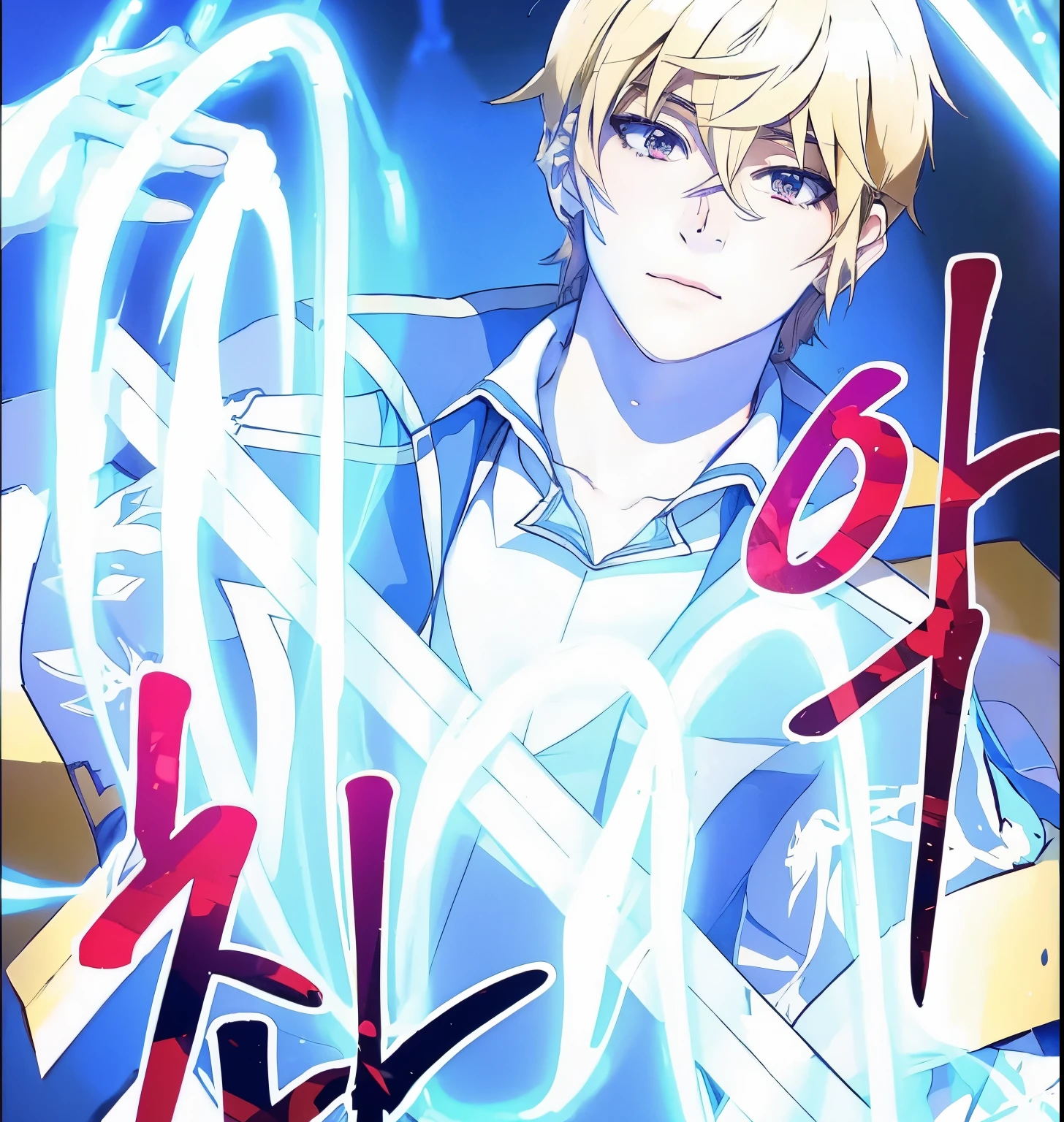 improving this image, leaving it with more qualities and more lights and more beautiful anime style