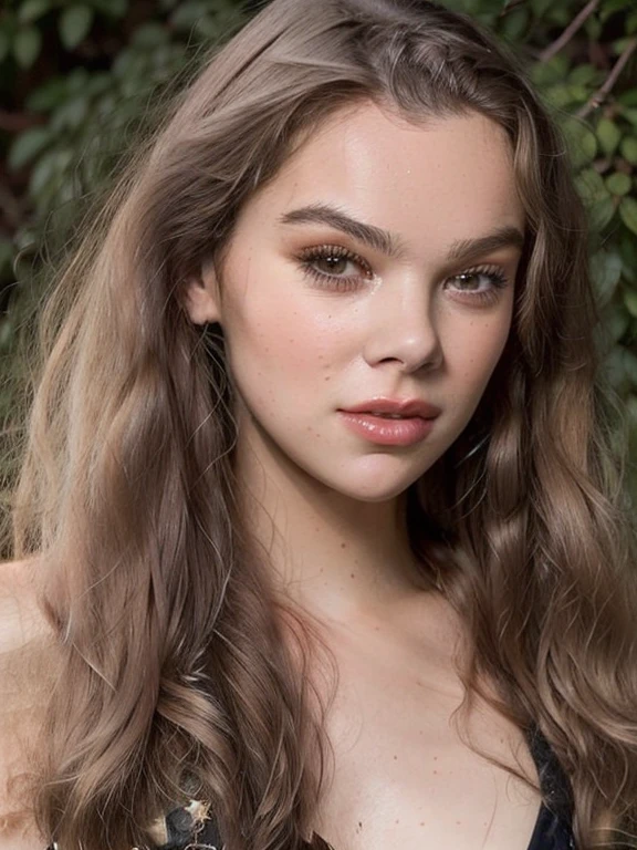 An America lady with a long blonde hair, fair complexion , dark brown eyes with long dark lashes, with her high cheeckbones and thickish lips around a well formed mouth that tells the beauty of the rest off her perfectly hourglass shaped body,