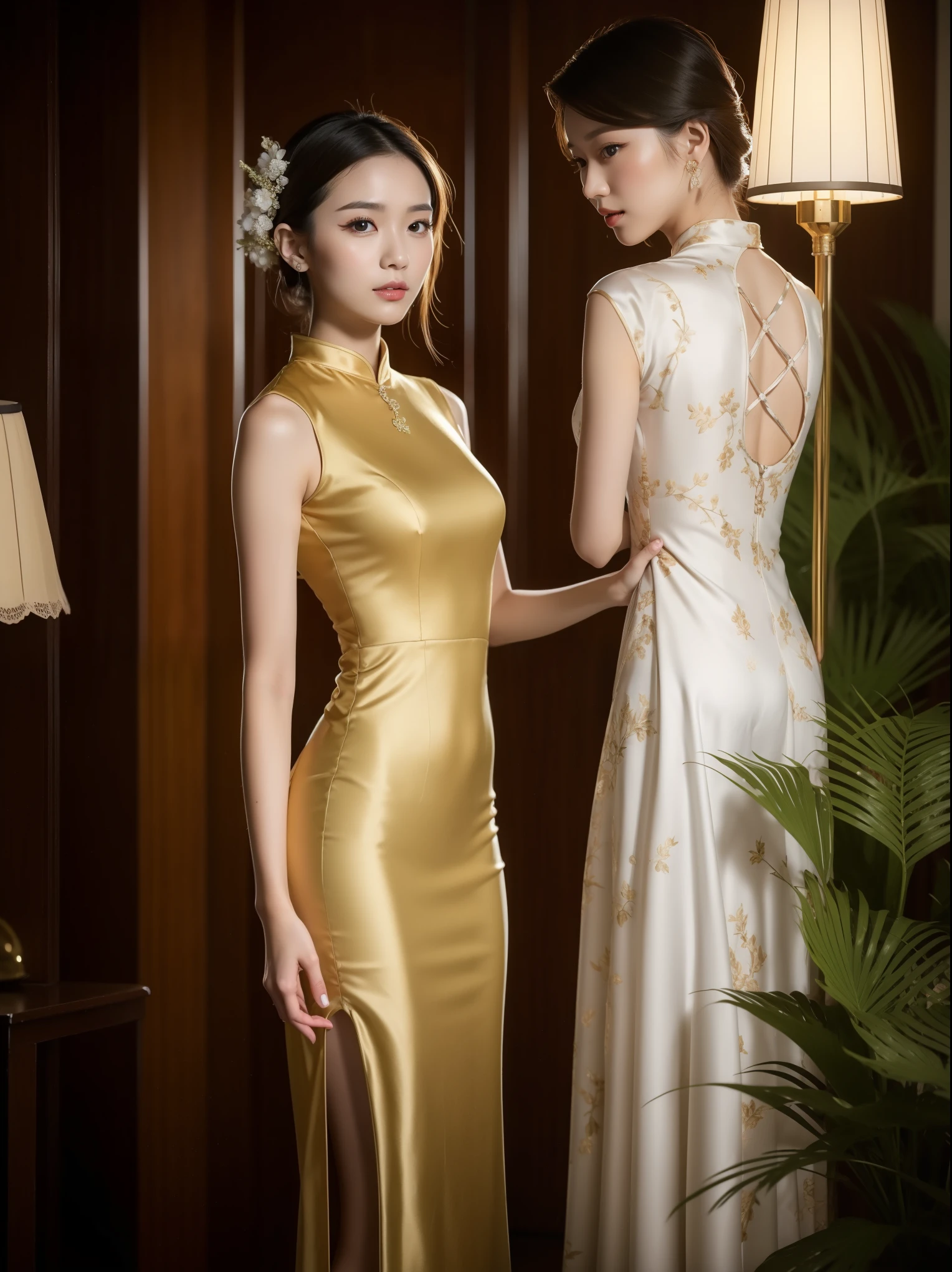 Asian woman in clorful dress standing next to lamp, Cheongsam kebaya balinese, beautiful Korean women, Beautiful Asian Girl, Gorgeous young Korean woman, balinese dress, gorgeous chinese model, gorgeous woman, sexy dress, Beautiful young Korean woman, Chinese girl, Beautiful Asian Woman, with beautiful exotic, Korean Woman, Korean Girl, attractive girl, Lovely woman
