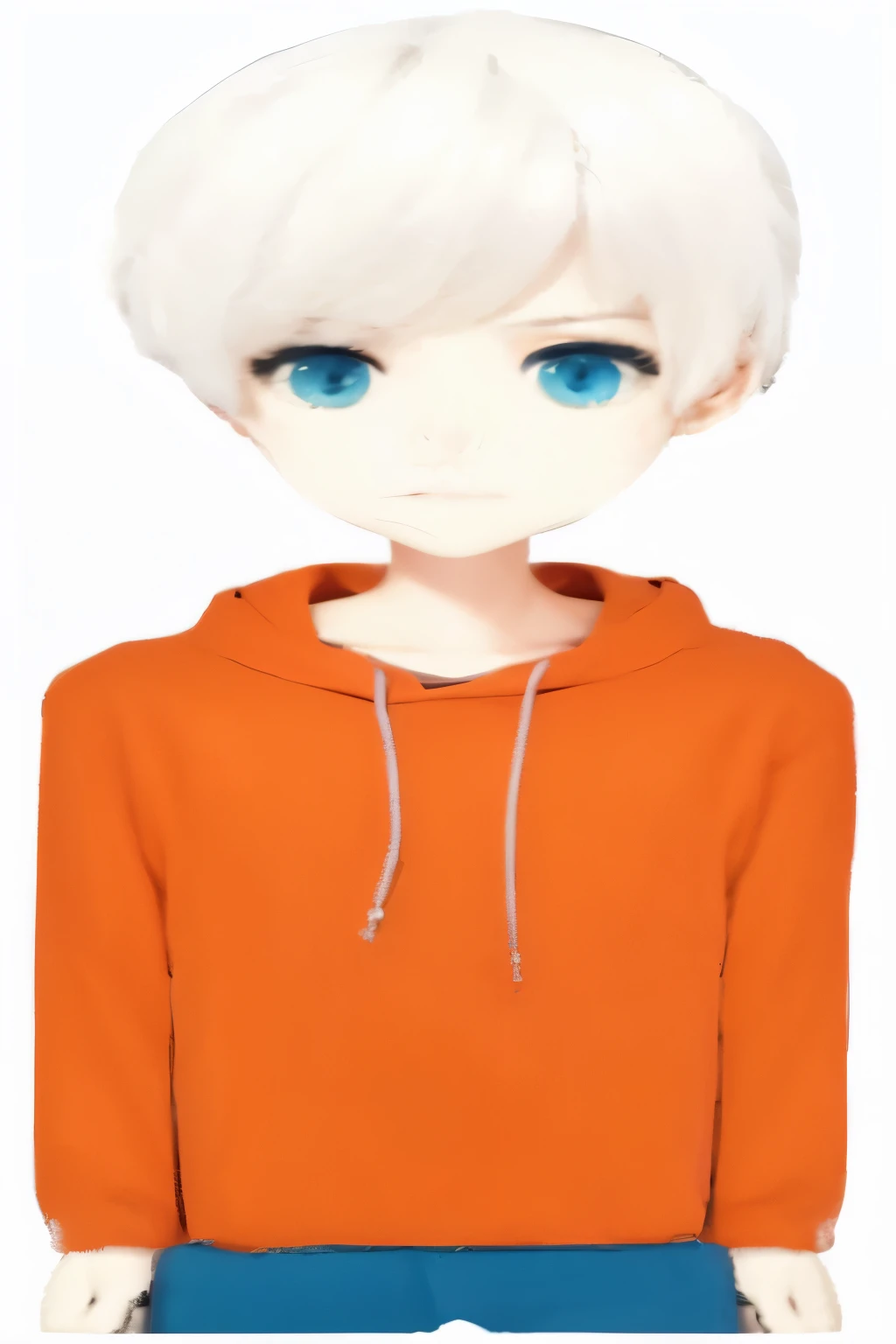 White-haired loli