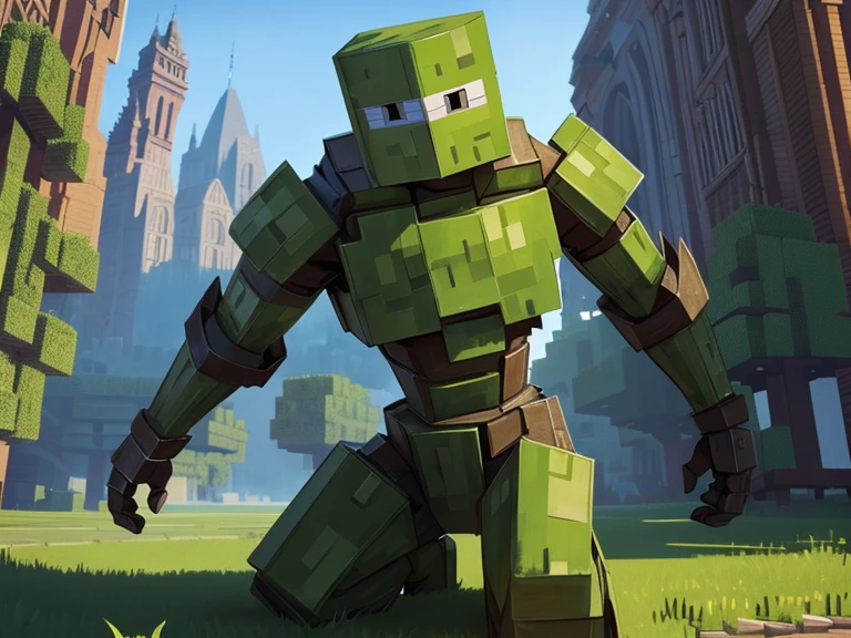Iron golem from minecraft in real life