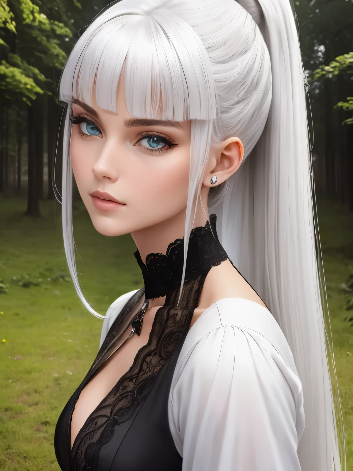 gray eyes