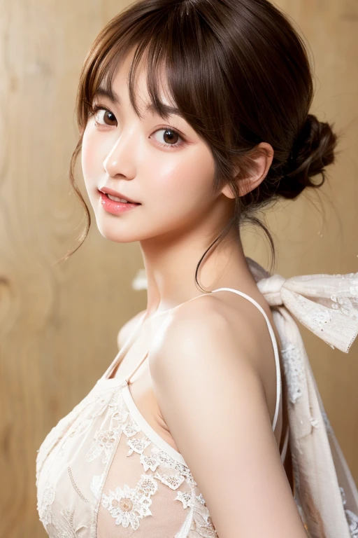 masutepiece, Best Quality, Illustration, Ultra-detailed, finely detail, hight resolution, 8K Wallpaper, Perfect dynamic composition, Beautiful detailed eyes, Medium Hair, mid-chest, Natural Color Lip, Random and sexy poses,,Cute、a miniskirt、夏天