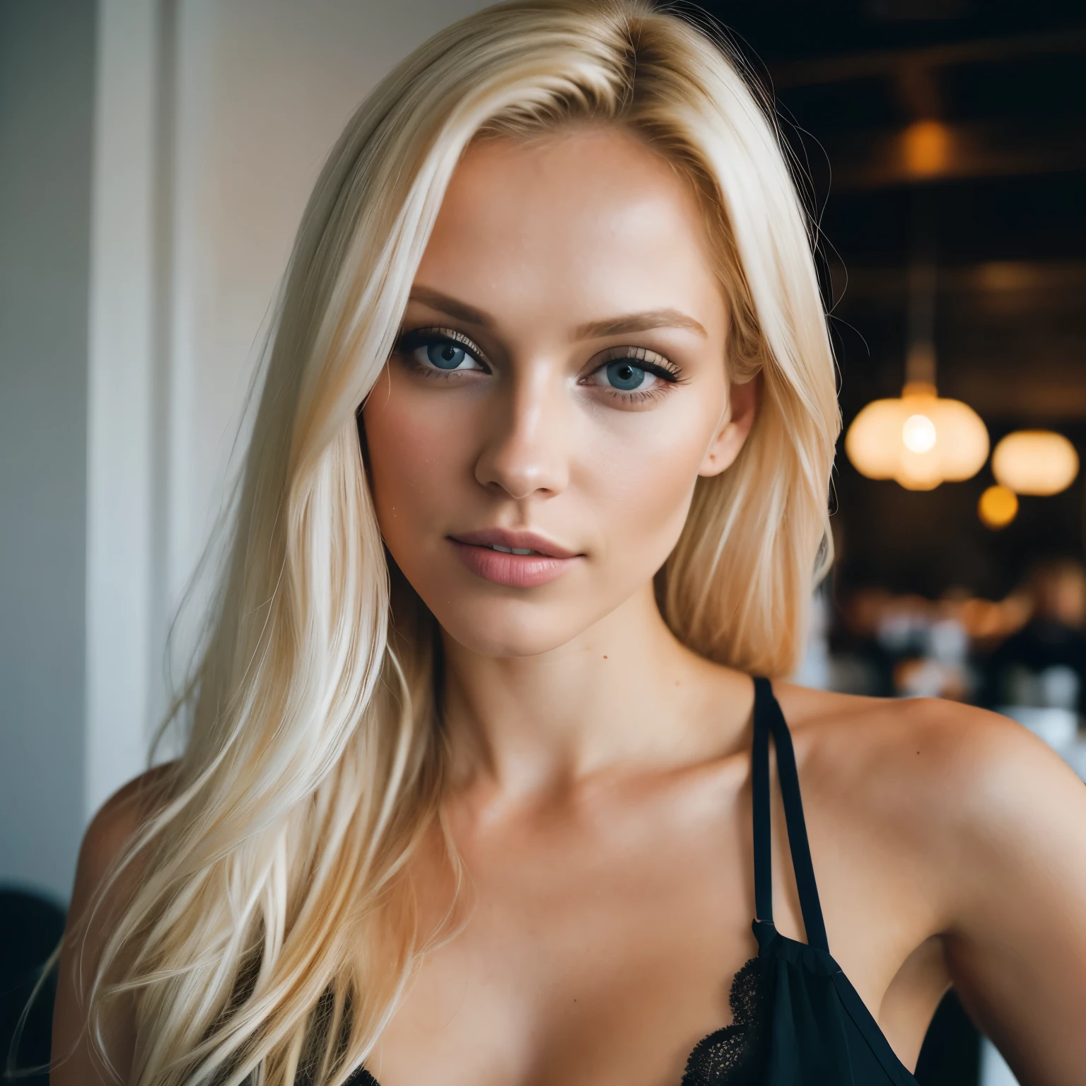 Blonde woman in a white folder posing for a photo, a portrait of Seb McKinnon, reddit, Digitale Kunst, blonde goddess, beautiful blonde girl, gorgeous woman, Dascha Taran, beautiful blonde woman, , Anna Nikonova alias Newmilky, Instagram-Modell, a beautiful blonde, Atemberaubende Frau, Irina Nordsol Kuzmina, Beautiful female, sexy Blick in die Kamera, Tanzen in einem Club,
