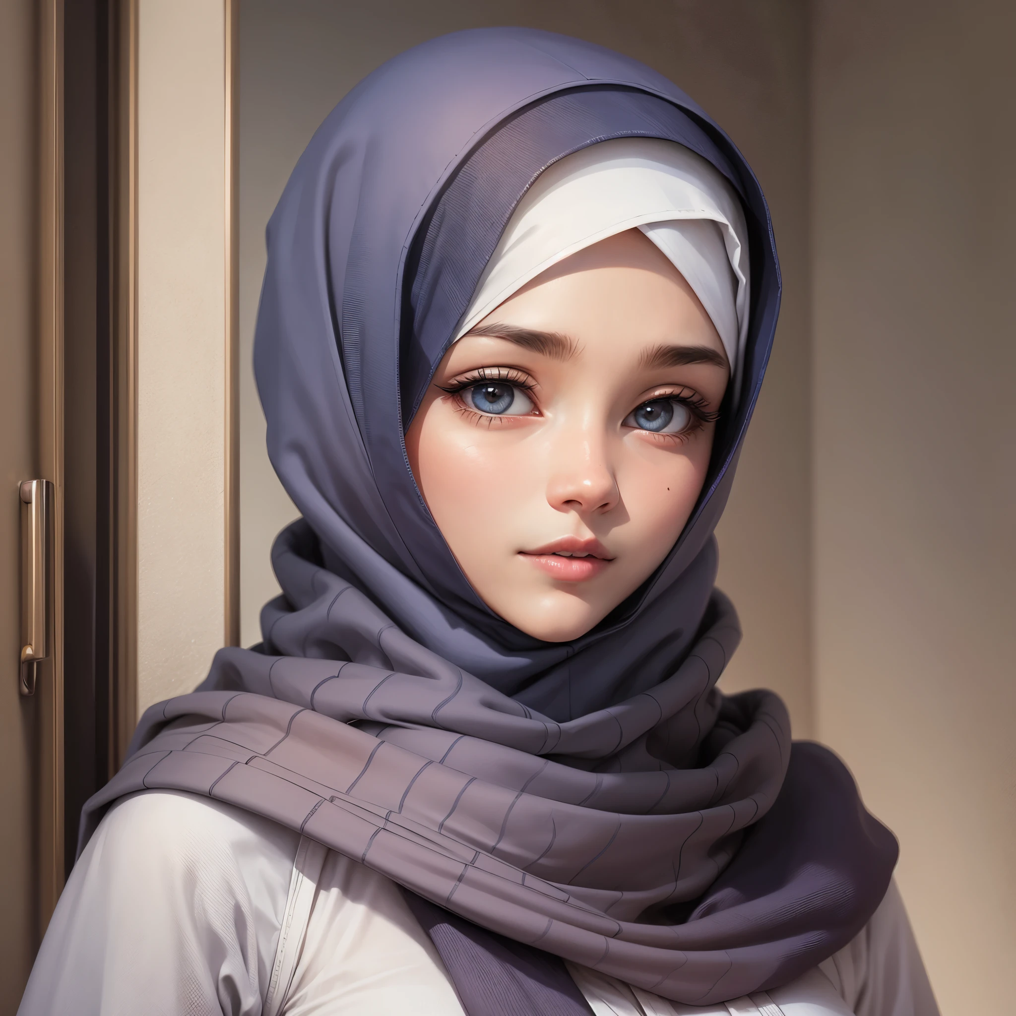 the most beautiful muslim women full hijab --auto --s2