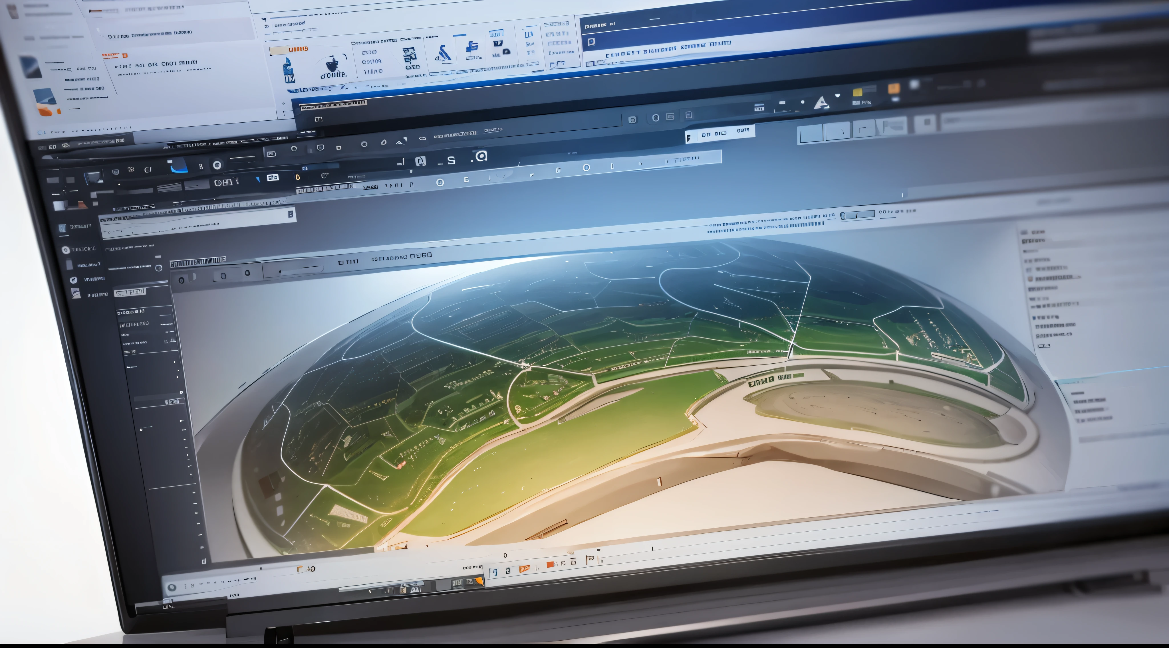 Engaging 3D visualization featuring stunning graphs、glinting