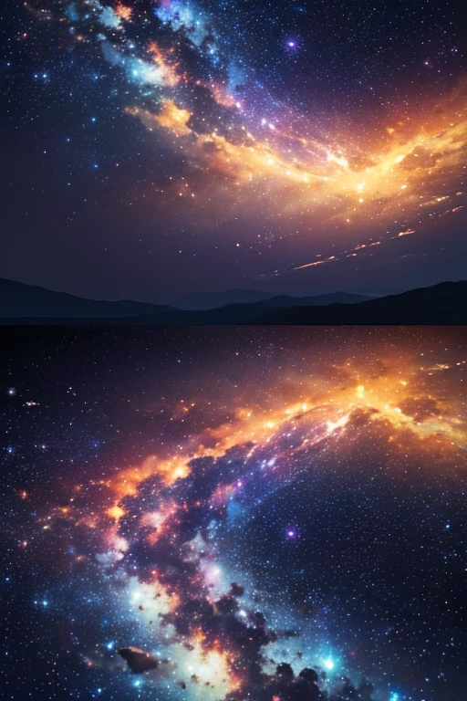 (best quality,4k,8k,highres,masterpiece:1.2), ultra-detailed, (realistic,photorealistic,photo-realistic:1.37), starry night sky, a plane flying in the distance, night sky, 8K starry sky, background of the Milky Way, set against the backdrop of the Milky Way, galaxy in the background, space, sky, Milky Way in the background, galaxy in the background, infinite universe as the background, glowing galaxy background, space background, Milky Way background, endless universe in the background, stunning galaxy backdrop, cosmic background, galaxy in the sky