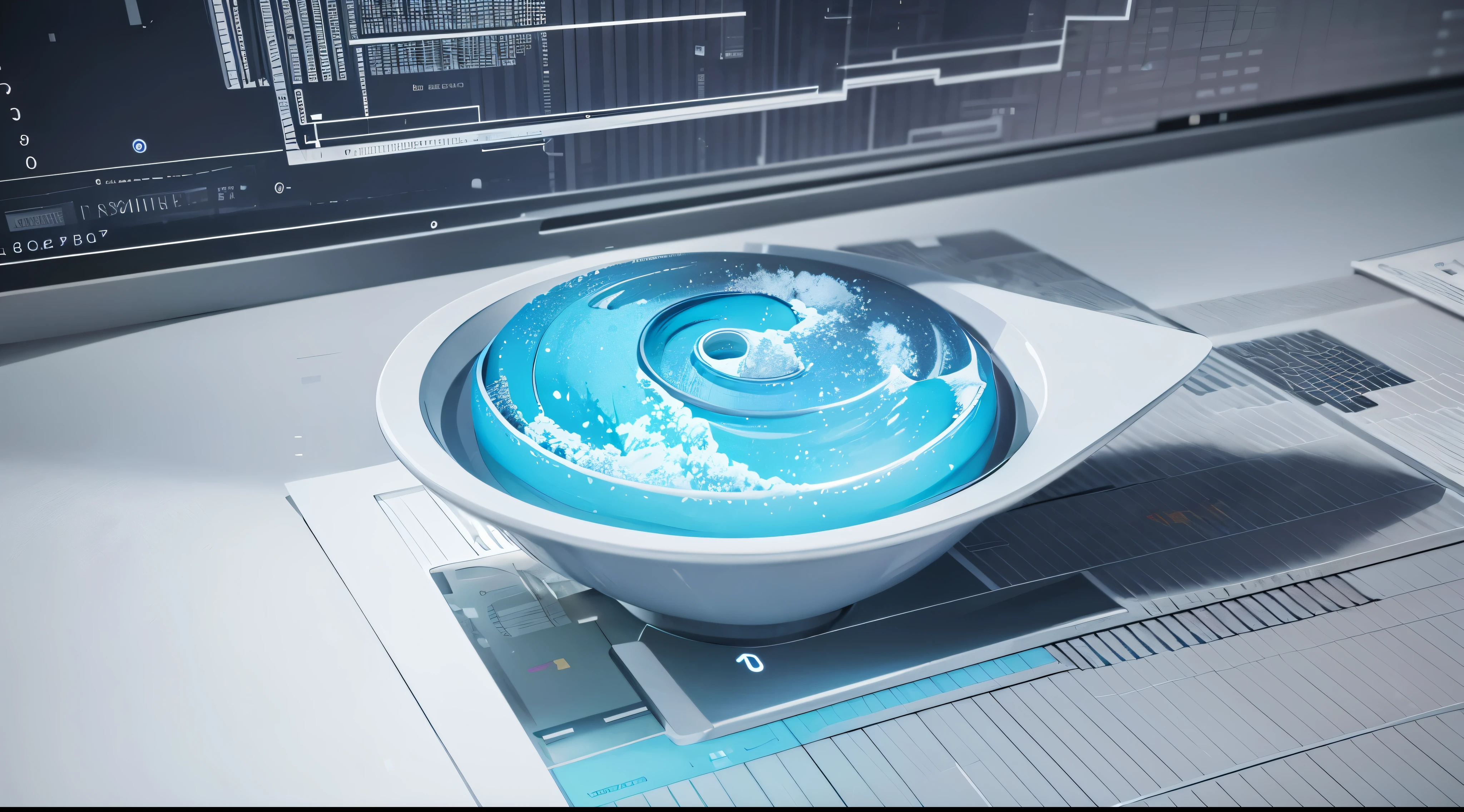 Engaging 3D visualization featuring stunning graphs、glinting
