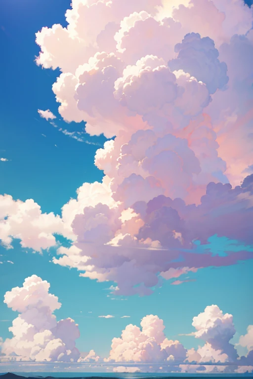 (best quality,4k,8k,highres,masterpiece:1.2),ultra-detailed,(realistic,photorealistic,photo-realistic:1.37),anime sky background with a beautiful fluffy pink cloud floating in the sky, an airplane flying through the clouds, vibrant colors of anime movie background, dreamy and whimsical sky with floating and fluffy clouds, Studio Ghibli-inspired sky with a touch of fantasy, soft and fluffy clouds in various shades, stunning and colorful clouds in the sky, artistic anime background, mesmerizing dream-like sky with puffy clouds, background art with vibrant and dreamy clouds that resemble a painting, dreamy and tranquil sky with multiple hues of colors
