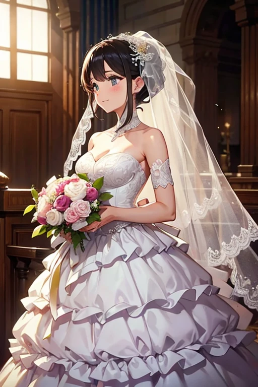 Beautiful Mature Woman、wedding dress