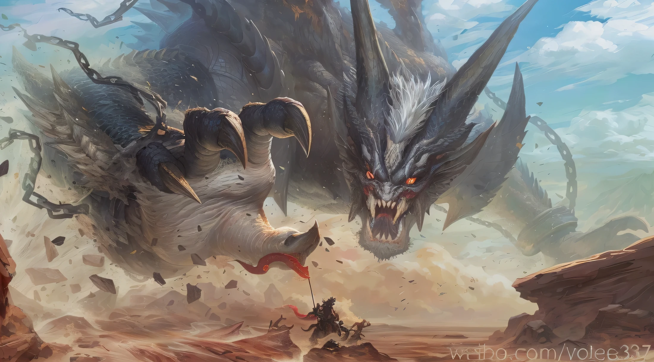 There is a dragon, fire flaming dragon serpent, dragon breathing fire, chinesedragon concept art, ''dragon breathing fire, Fire Serpent, epic dragon, The dragon is breathing fire on it, Dragon as background, 喷fire dragon, 喷fire dragon, fire dragon, Dragon Art, dragon oil painting, chinesedragon, phoenix dragon