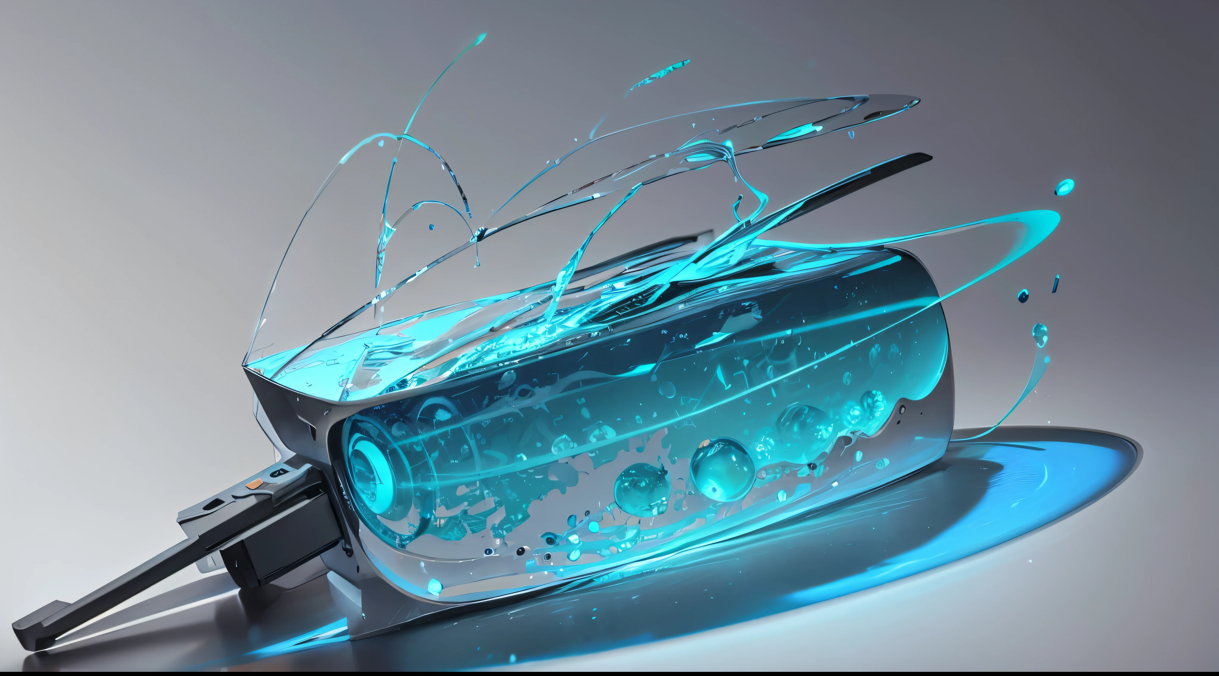 Engaging 3D visualization featuring stunning graphs、glinting