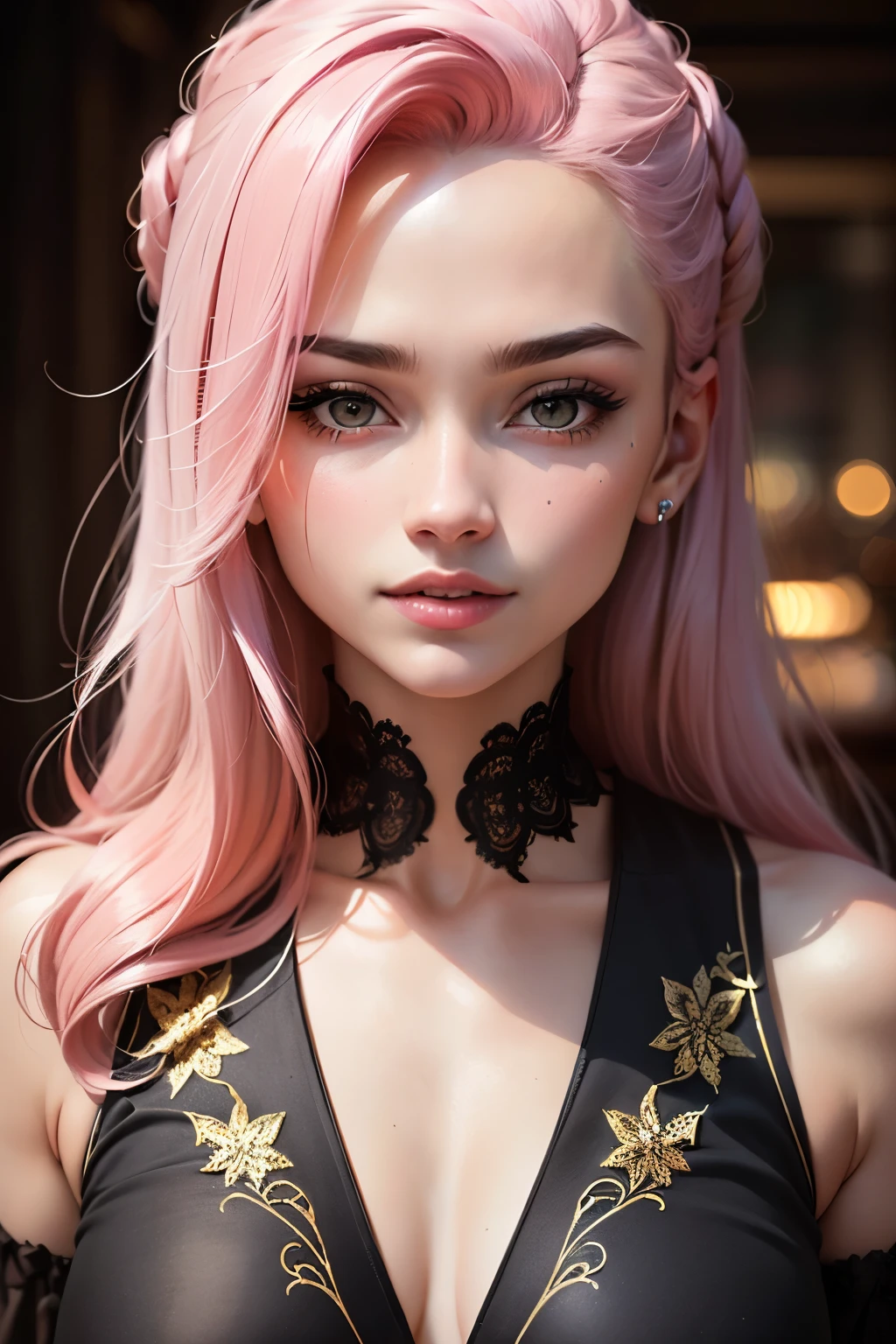 ((best quality)), ((masterpiece)), (detailed), perfect face, pink hair
