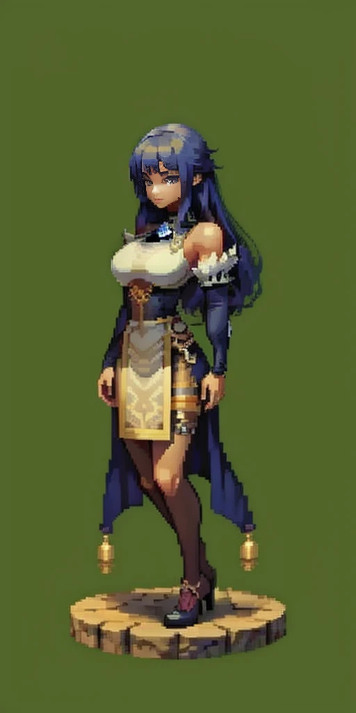 ((masterpiece)), top quality, (best quality), (hight delail) ,pixel art, 1girl, full body