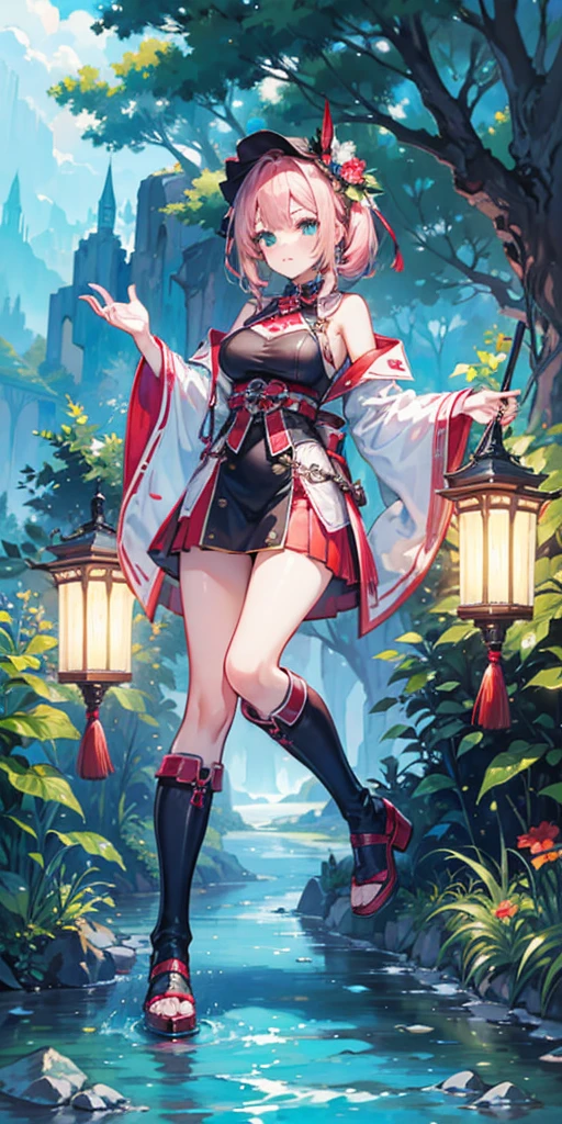 (masterpiece, highest quality, ultra high res, ultra detailed:1.3), 1 cute girl, ideal ratio body proportions, blonde short hair, pig costume,