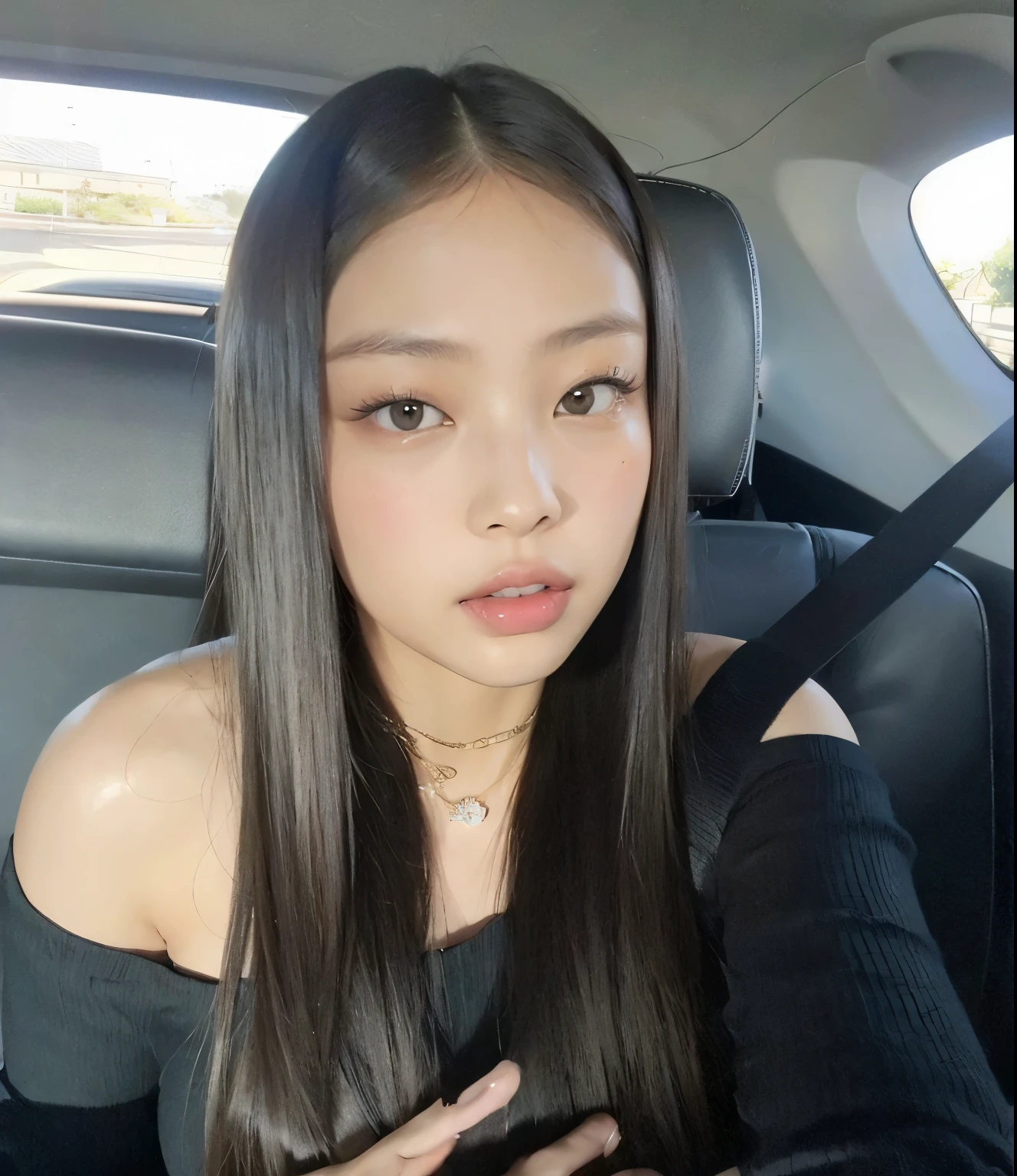 Jennie Blackpink, Asian girl, Asian women, com longos cabelos escuros