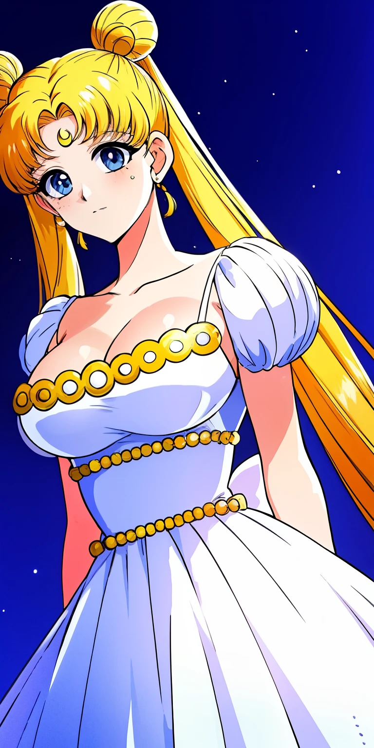 SMU Sagitsukino, 큰pectorals, Standing, Solo, Masterpiece, Best Quality, Detailed face, Detailed Eyes, high resolucion, Masterpiece, Best Quality, Detailed face, Detailed Eyes, high resolucion, Princess costume,tranquility,프린세스tranquility,네오퀸tranquility,pectorals,Big,거대한pectorals,풍만한pectorals.a blond,Dumpling head,왕pectorals,breast,forehead crescent moon,젖pectorals,흘러넘치는pectorals,voluptuousness,The dress,crescent moon on forehead,90s Animation,The dress끈없음,tranquility,tranquilityThe dress,overflow,pectorals살,strong thread,Bbangbang,커다란pectorals
