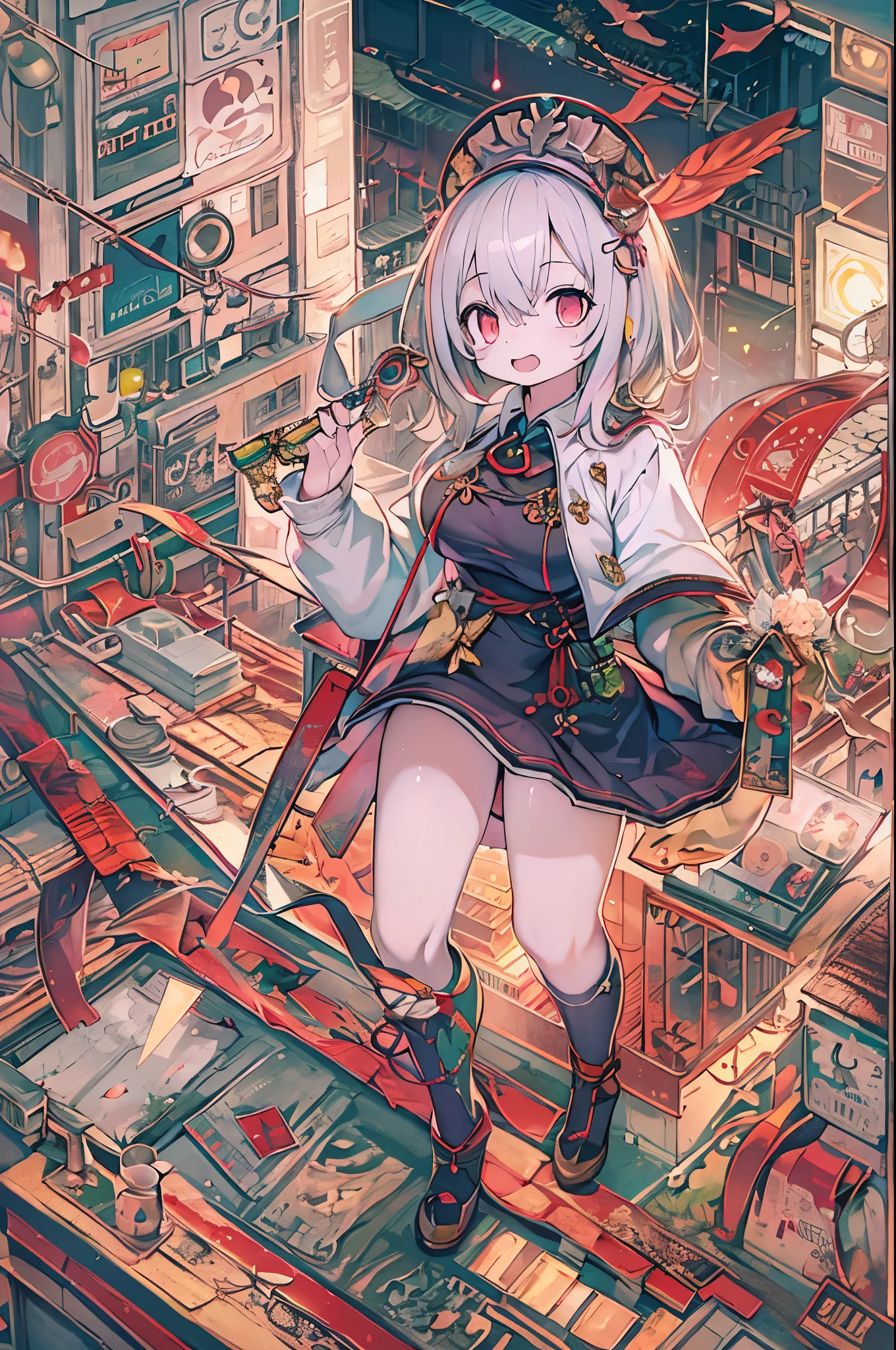 (masutepiece, of the highest quality, Best Quality, Official art, Beautiful and aesthetic:1.2), 1 girl,