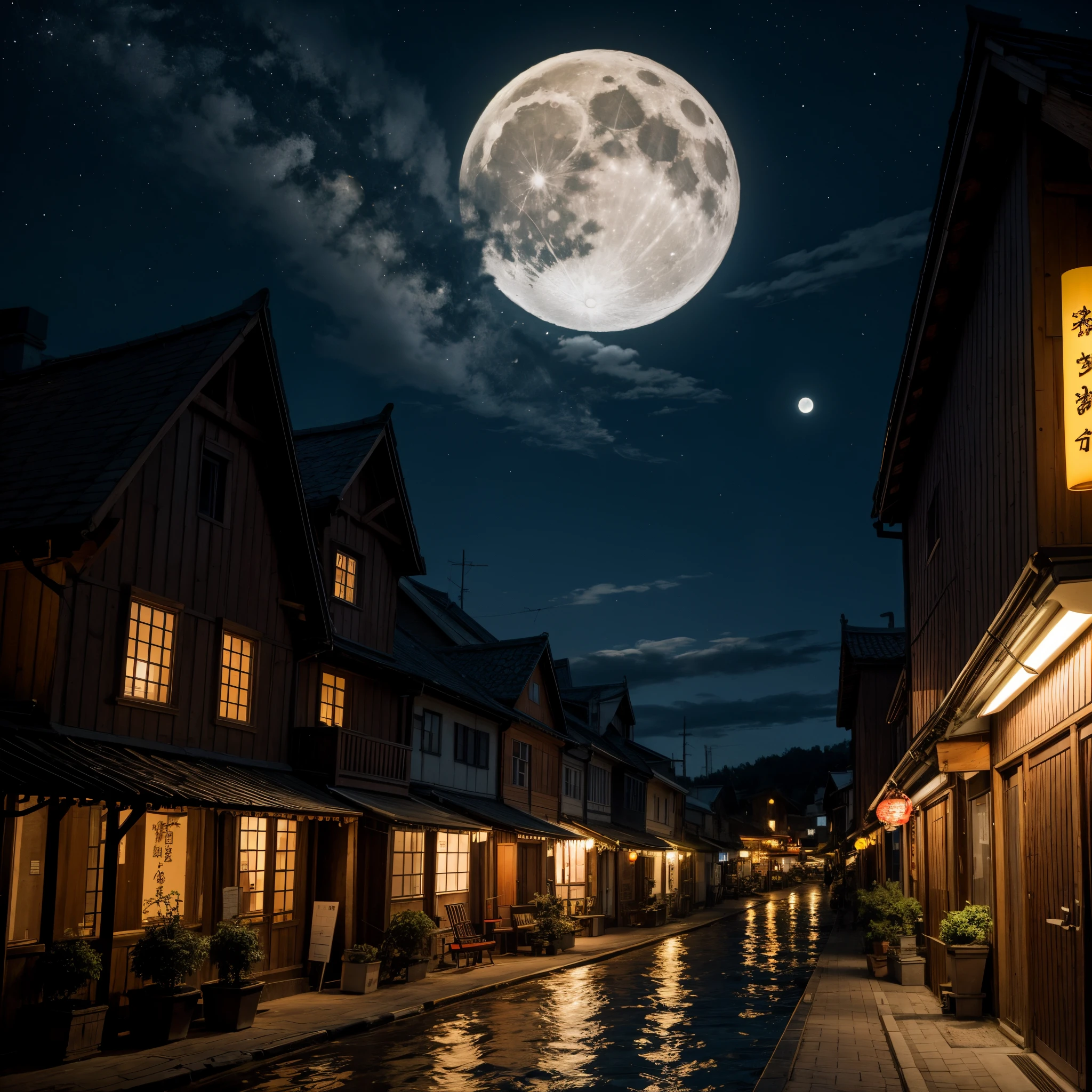 mid-autumn festival, vivaciousness, the night, themoon