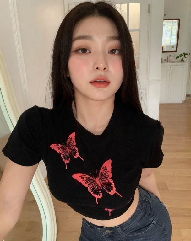 Kang Seul-gi from Red Velvet face, fotorrealista, ultrahd