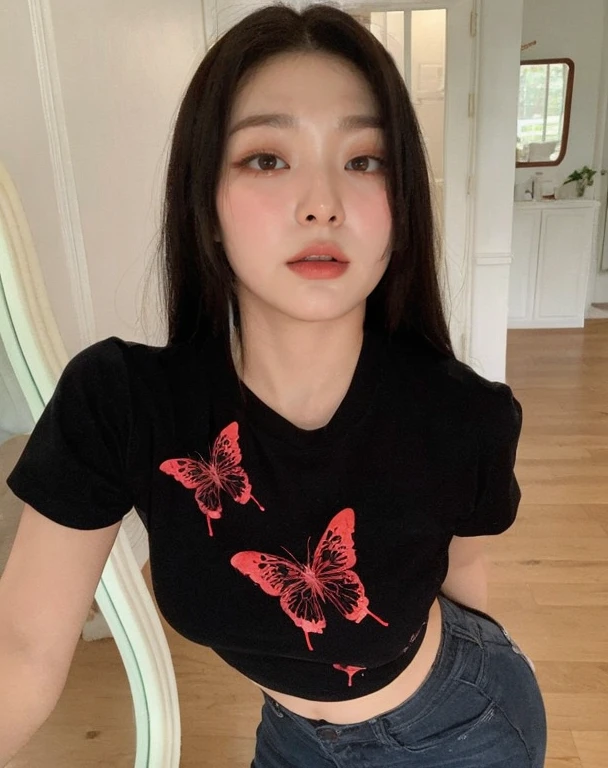Kang Seul-gi from Red Velvet face, fotorrealista, ultrahd