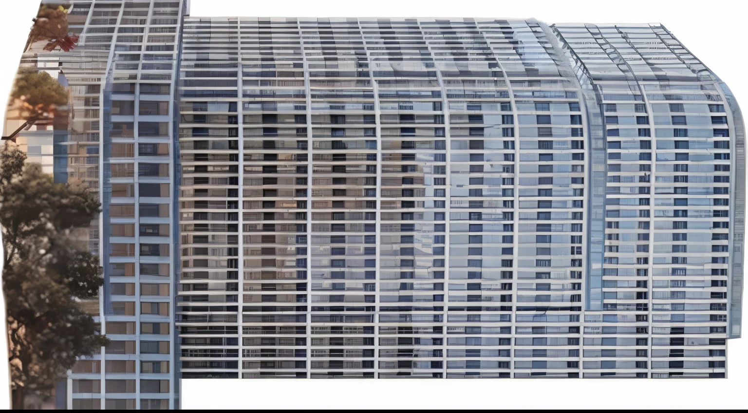 Top to down building roof photo