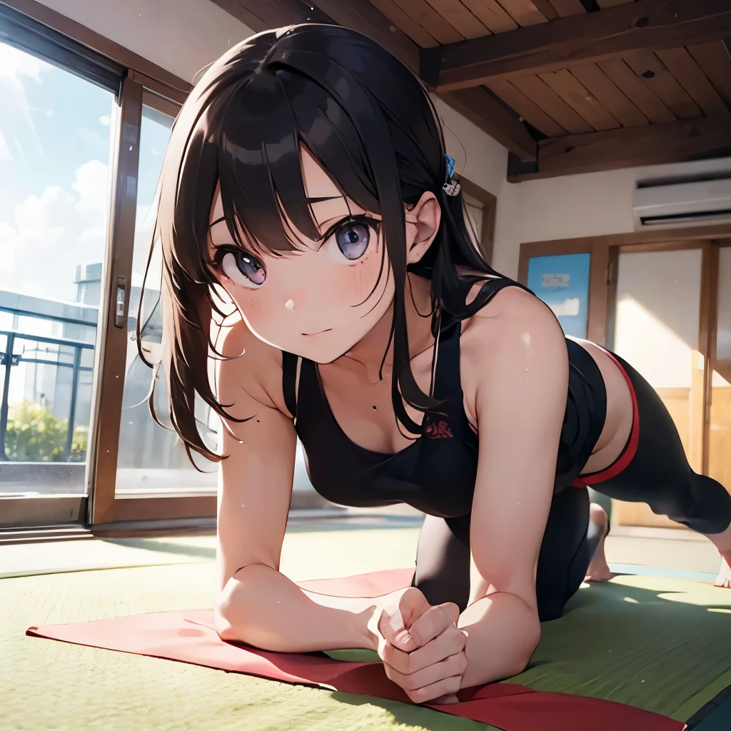 masterpiece、highest quality、Beautiful woman、(((wet transparent white swimsuit)))、high leg swimsuit、bikini swimwear、(((transparent)))、on the bed in the bedroom、smile、brown hair、(((topless)))、、steady hand、five fingers、Bondage swimwear、beautiful butt、beautiful back、doggy style 、16 years old、girl、白いbikini swimwear、japanese idol、model、actress、head facing south、(((crawl on all fours)))、concrete room、Photographed from behind diagonally、Photographed from Tohoku、buckshot、beautiful butt、two legs、put your arms out in front of you、Hands are open、5 fingers、Legs wide open、one head、Face looking at the camera,I can see your butt、I can see the soles of my feet、Detailed foot expression、Detailed toe expression、Embarrassing smile、facing towards the butt、Photographed from the back、Photographed from directly above、Accurately draw the length of the back、The whole body is visible、(((full body)))、