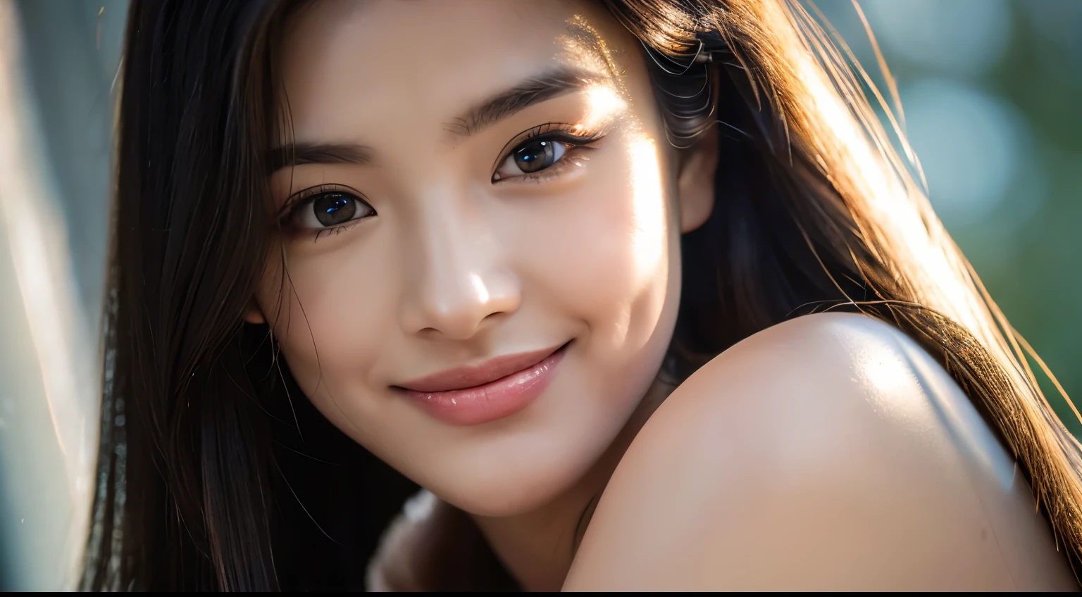 highest quality, epic realistic, ((portrait:1.5)),(background: white) high contrast ,glorious picture, lowest lux, lighting face, she's comfortable, wearing nothing, looks incredible, (8k, Raw photo, Highest quality),(epic realistic:1.5), a woman, face,(detailed eyes:0.8),(looking at the camera:1.4), (Highest quality), ( high contrast, deep shadows),Intricate details,cinematic,((skin:1.4)), (long dark hair:1.3), long hair, messy ,(Hdr:1.5),Detailed, colors, Superior quality, Masterpiece, Raw Photo (20-year-old, looking at viewer), beautiful, (wearing nothing), perfect, natural, perfect composition, portrait, perfect face, smiling expression, Captivating eyes, Bright details, Tight lips, (High Skin Detail),, (blue tint: 0.6), (sale: 0.8), (bloody: 0.7), Key lighting , (backlight: 0.5), Medium depth of field, Canon 5d, 50mm lens, f/4 apertures, (Ultra-detailed, Complex detail), sharp focus, soft colors, 8k, Absurd, 80mm, white background, photography, smiling, pinay, filipina, large boobs, white background, wearing nothing, nudist