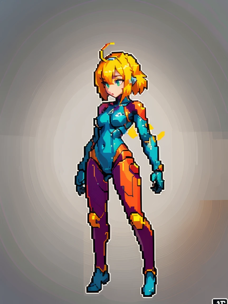 (masterpiece, top quality, best quality, less detail, 8-bit color), pixel,pixel art,1girl, fullbody, smack studio, separate body for edit, (mech bodysuit)