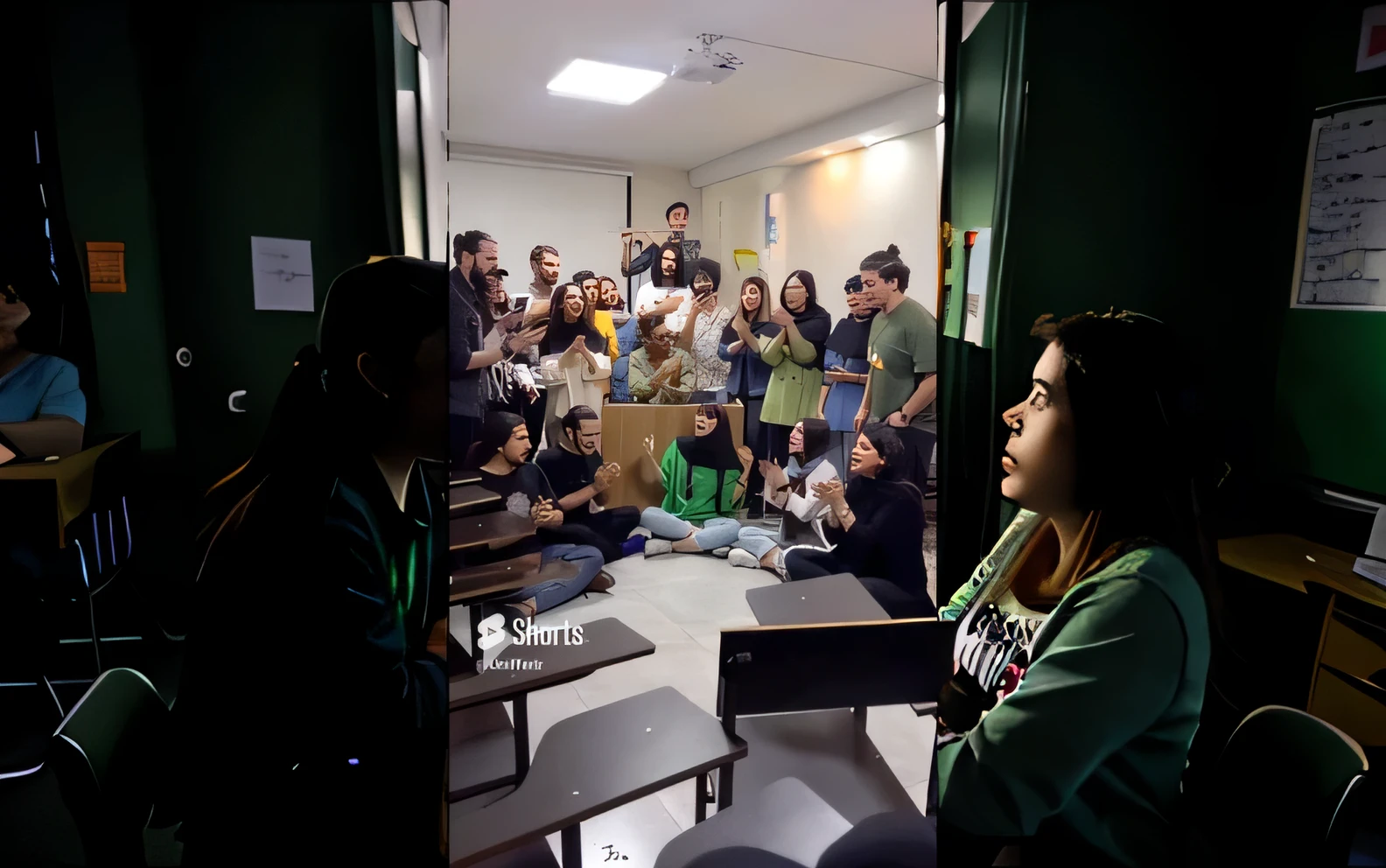 students in a class