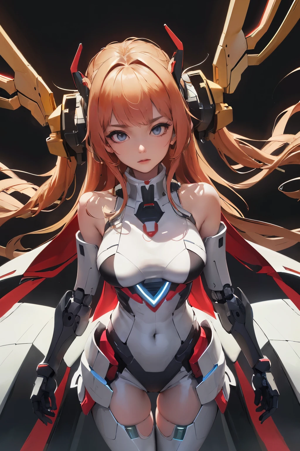(((masterpiece))),((best quality)),detailed,1girl,realistic,(robot_girl,Mecha):1.2,Ceramic body,Smooth shoulders,Network background,Extremely detailed city,(Translucent body.),Reflective skin),thigh_gap,Detail face,small_breasts,long_hair,8k,Best quality,Super delicate,(Surreal:1.4),(Big breasts:1.2),