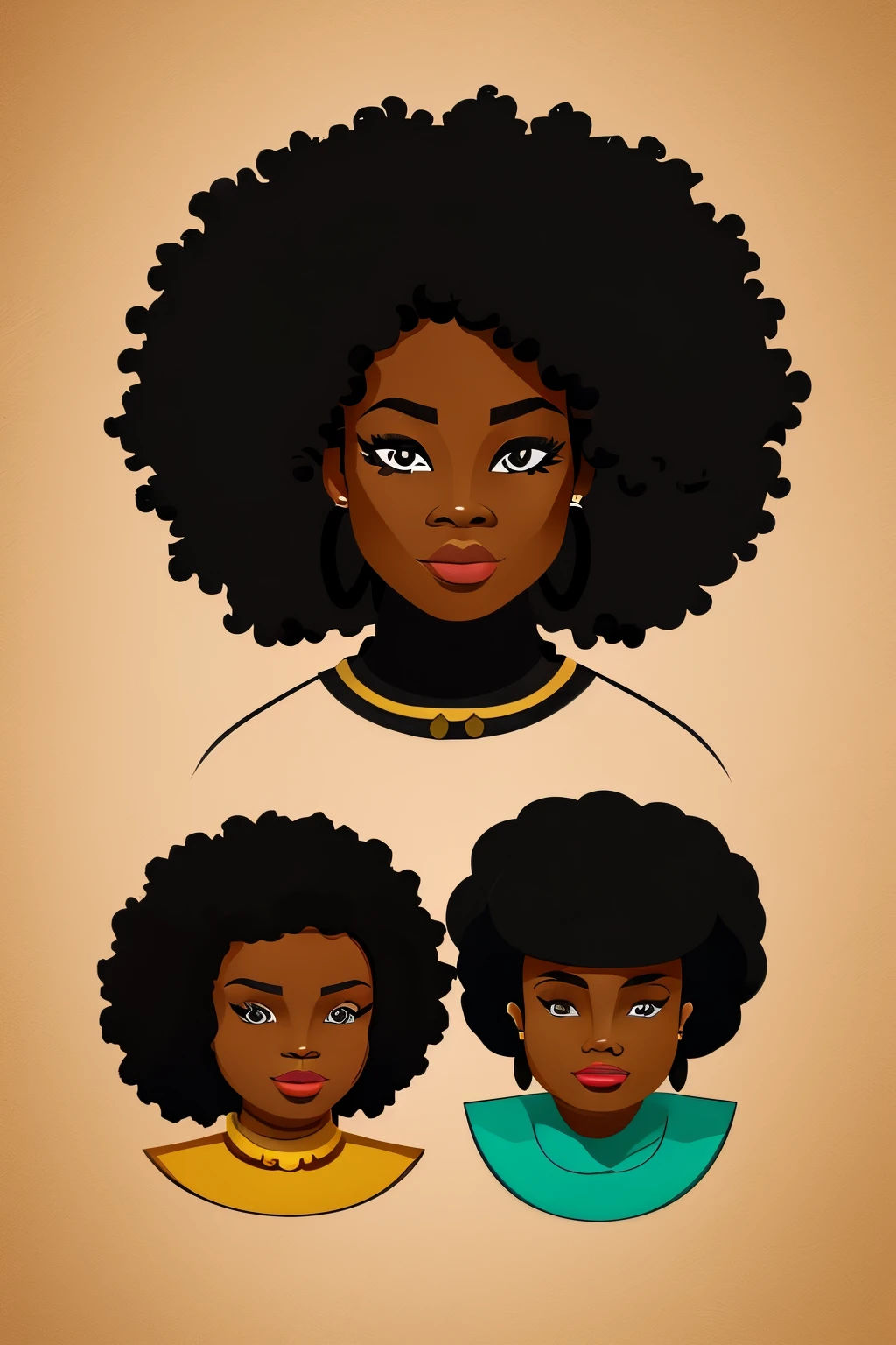 Dope Black Pride Melanin African American vector style