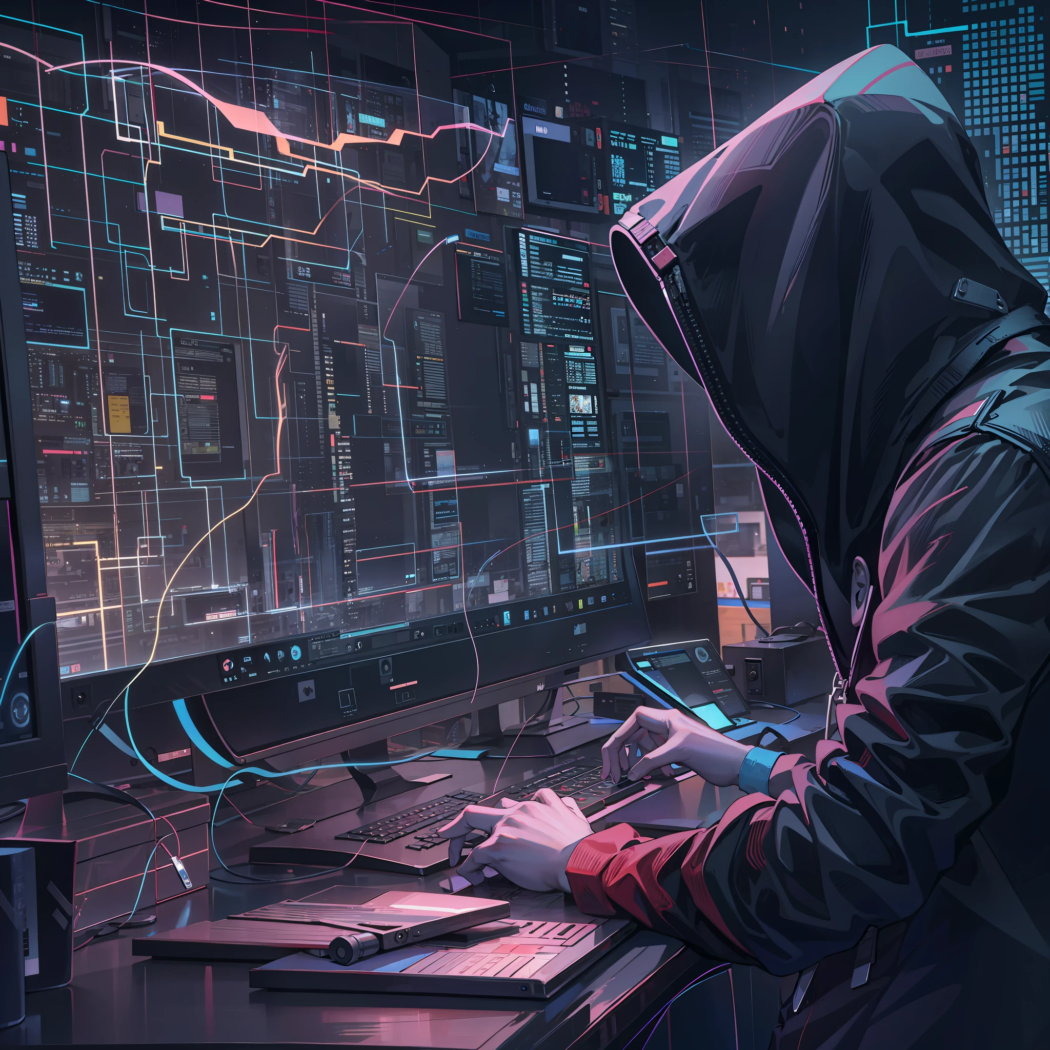 Hacking,Pessoas do sexo masculino,Plano de fundo do MLM,hiper HD