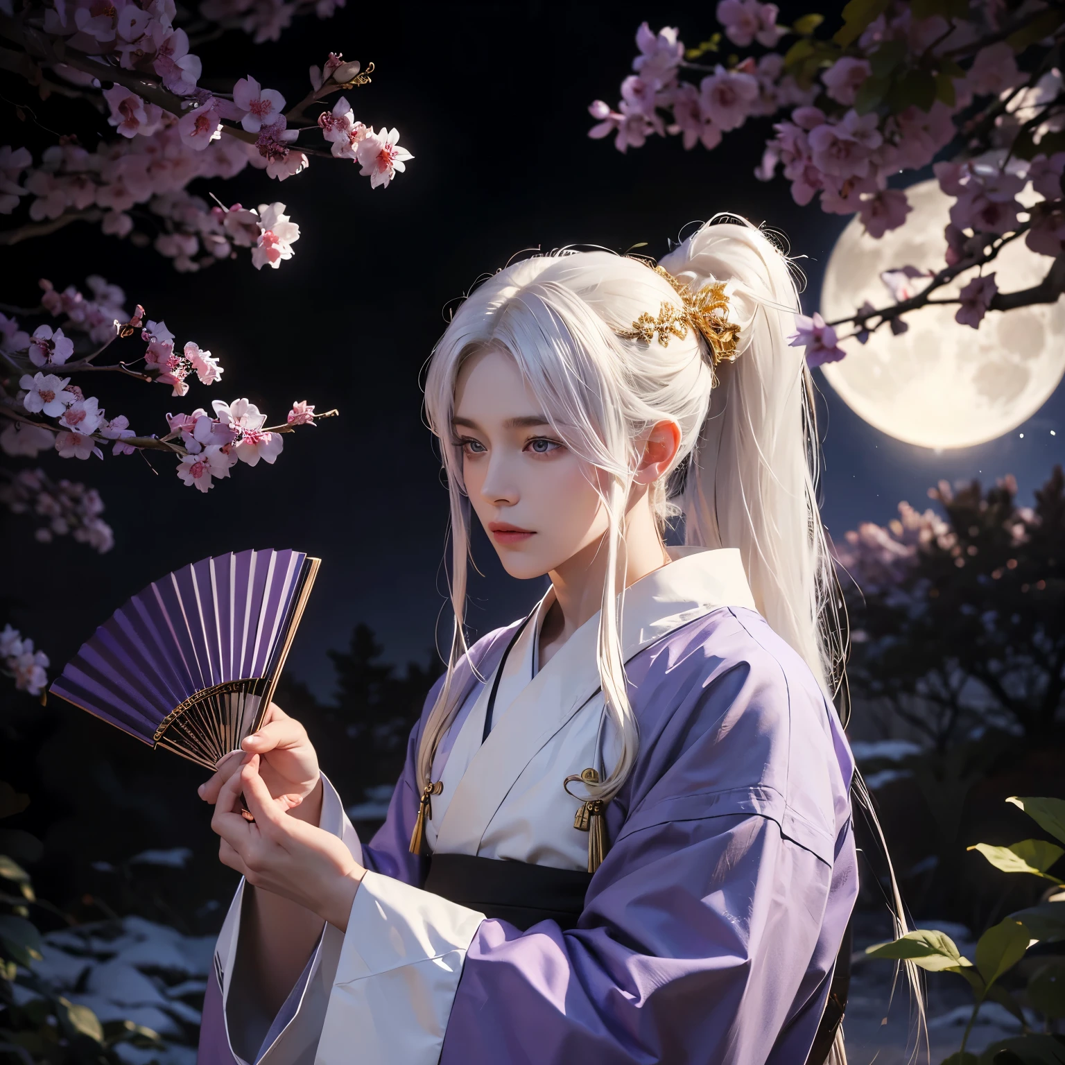 Traditional kimono with Japan eyes closed、Chrysanthemum、with floral pattern,Personification of the white snake,long white hair,Holding a dagger,sneering,(RAW shooting)、(hyper realstic、Top image quality)、8k、(realisitic、photoRealstic:1.3)、masterpiece、超A high resolution、Stunning big、((Beautiful 35 year old Japan:1.3)Crystal clear white skin,Close your eyes tightly,A sexy,Natural soft light、(film grains、FujifilmXT3、8k uhd、Digital SLR、lens)、Hollywood lips、Wide jawline、wide lips、narrow beautiful nose、movie、(Up to 8K resolution for photos、complexly detailed、Convoluted、elegent、Expansiveness、Fantastical)、ultra-detailliert、Insane details、Beautifully color graded、unrealengine、The degree of freedom、Hyper-Resolution、Megapixel、cinematic lightening、Anti-aliasing、FKAA、TXAA、RTX、SSAO、Post-processing、Post Production、tonemapping、CGI、VFX、SFX、Insanely detailed and interesting、Hyper maximalist、hyper realstic、Volumetric、ultra photoreal、ultra -detail、intricate detailes、ultra -detail、fulcolor、Volume Lightning、HDR、reallistic、unrealengine、16K、Foconitide、octan render