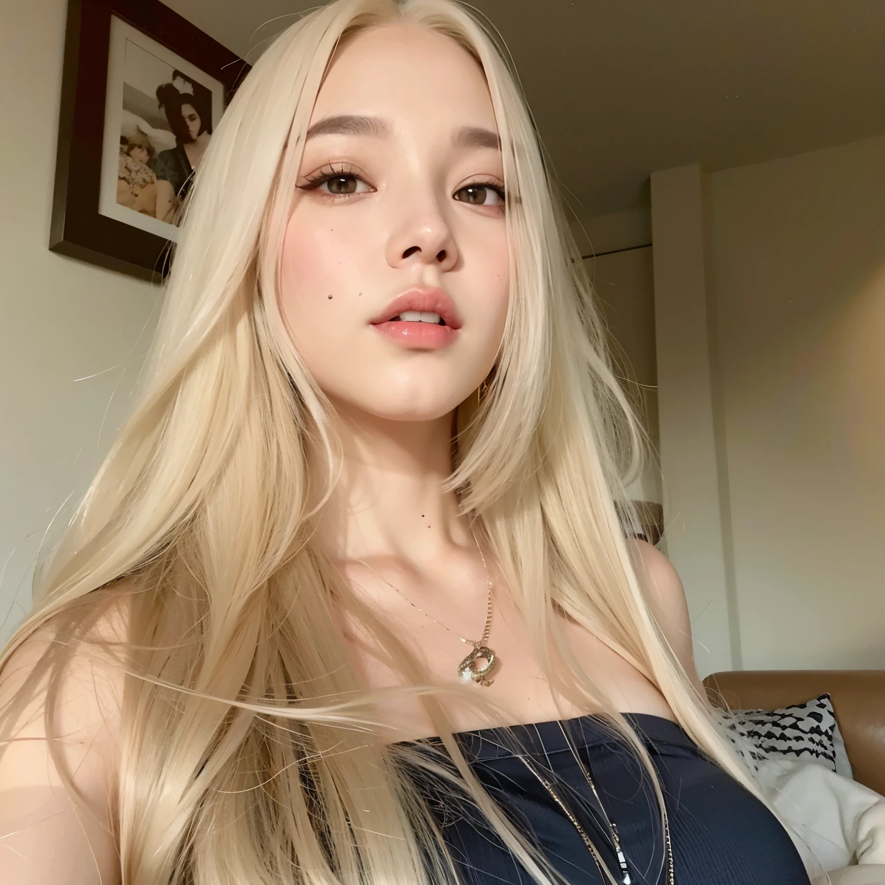 Mulher loira com cabelo longo em um carro usando terno e gravata, ava max, com longos cabelos loiros, longos cabelos loiros e olhos grandes, com cabelos longos brancos, her hair is white, Cl, com longos cabelos brancos, longos cabelos loiros e olhos grandes, com cabelos loiros muito longos, Parque Roseanne do Blackpink, ela tem cabelos loiros, cabelos loiros e olhos grandes