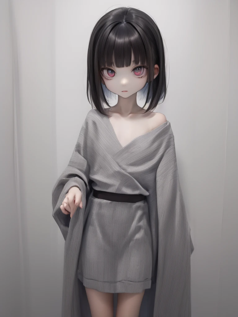 1girl in,,,,,10years old girl,deadpan,,Beautiful furisode,Thigh,de pele branca,A dark-haired,Purple pupils,high-angle,,(Superflat, Flat Shading, flat-colors:1.1),(cute little:1.2),Exposed shoulders,Bare legged,Open chest,,,,,,,,,,,,,,,,,,,,,,,,,,,,,,,,,,,,,,