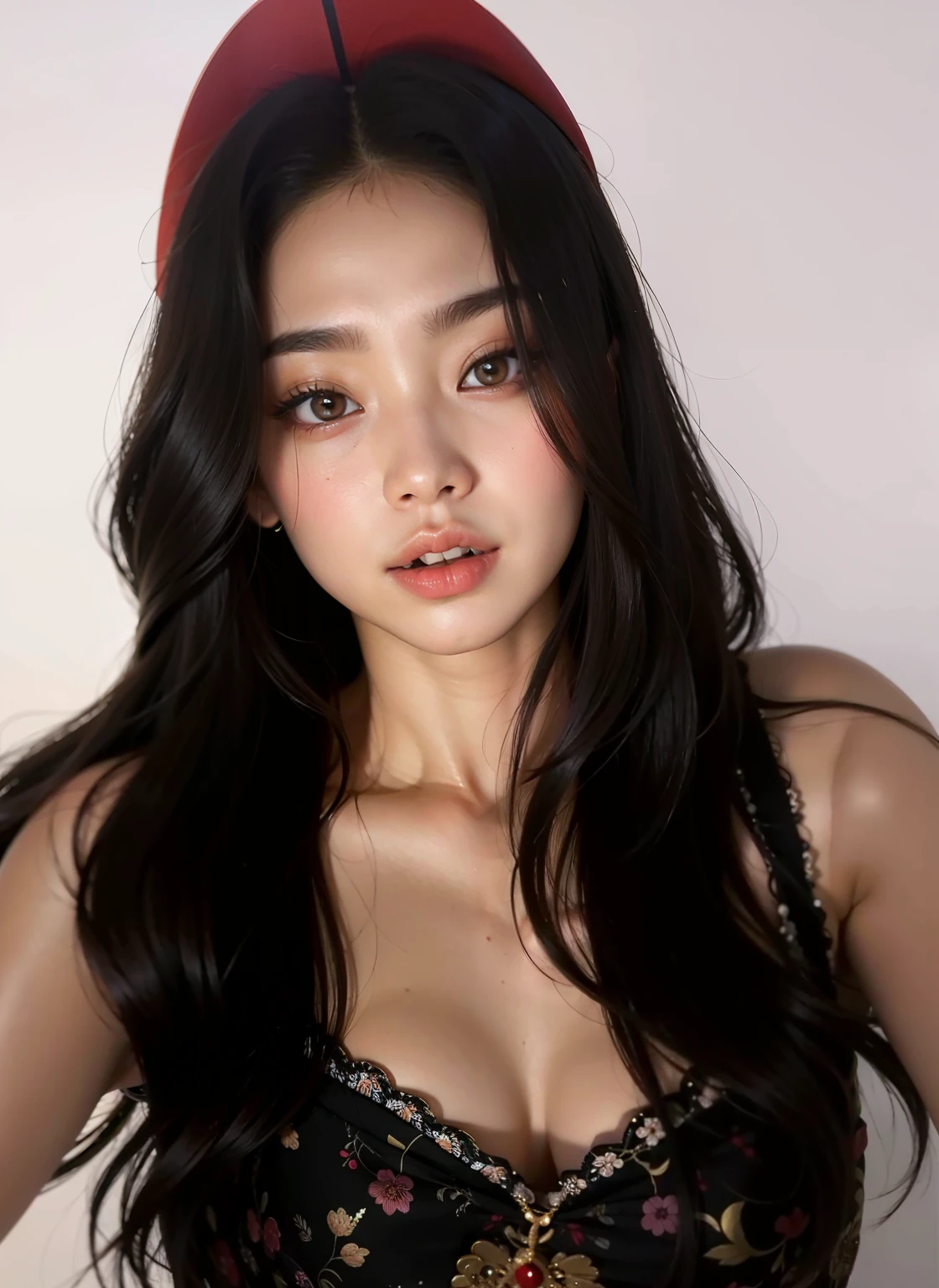 um close up de uma mulher com longos cabelos pretos usando um vestido preto, Jennie Blackpink, an Asian woman, Asian girl, Beautiful Asian girl, Beautiful Asian woman, Asian girl with long hair, gorgeous chinese model, Mai Anh Tran, Asian women, Asian face, basia tran | | |, Retrato Sophie Mudd, a young asian woman, Asian woman, imagem vazada